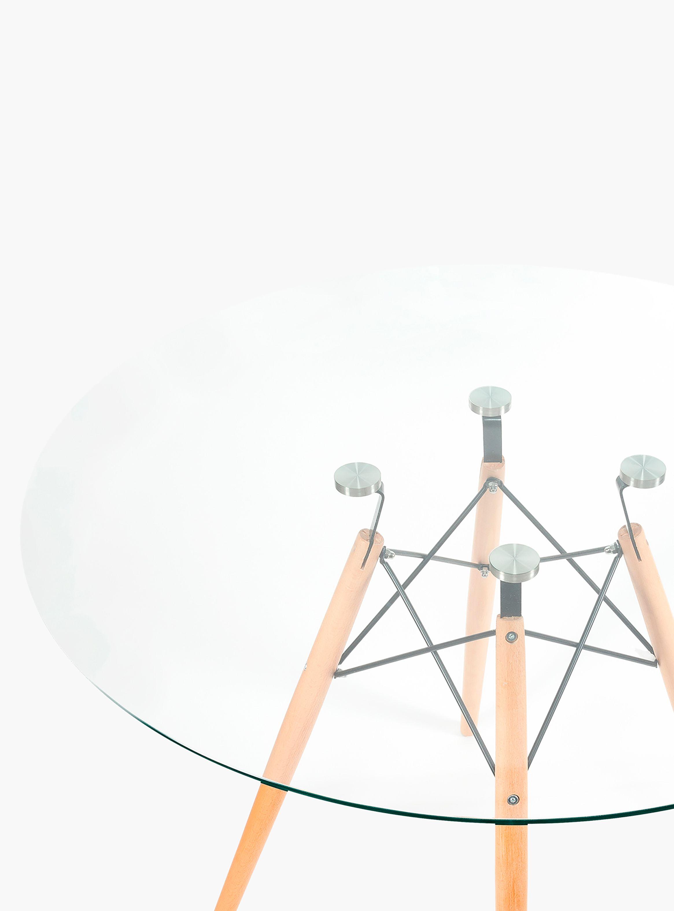 Mesa Comedor redonda Tendar 90 Vidrio-2