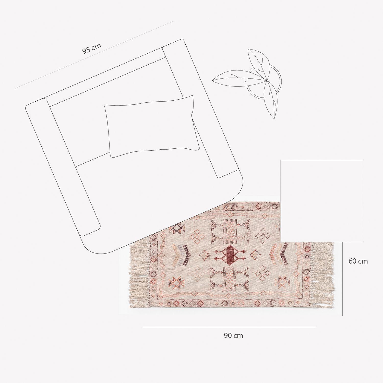 Bajada de Cama Tanger Algodón Crudo-4