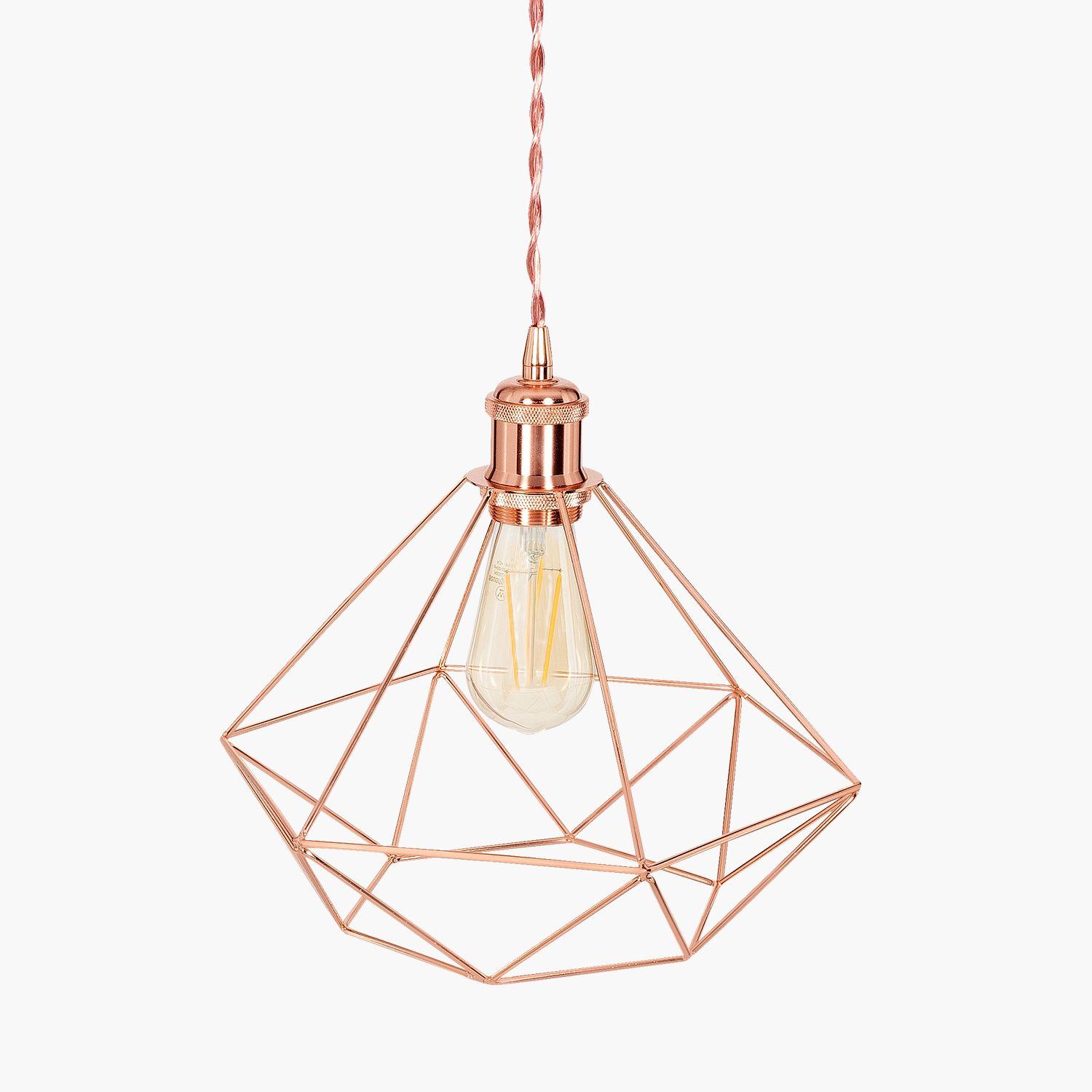 Lampara De colgar Lourdes Golden Rose-3