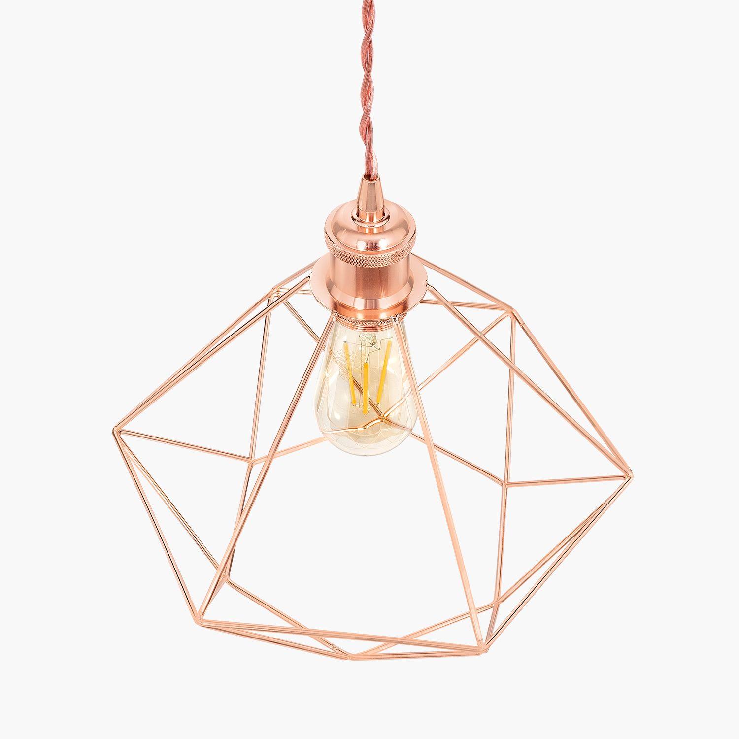 Lampara De colgar Lourdes Golden Rose-4