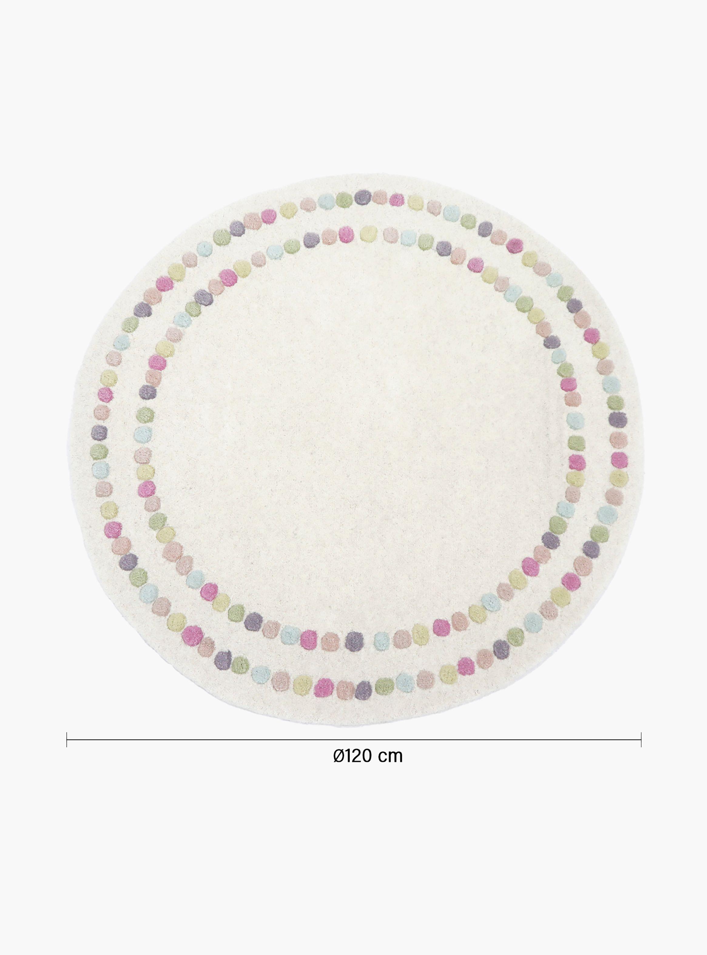 Alfombra Polka Dots Diam 120-5
