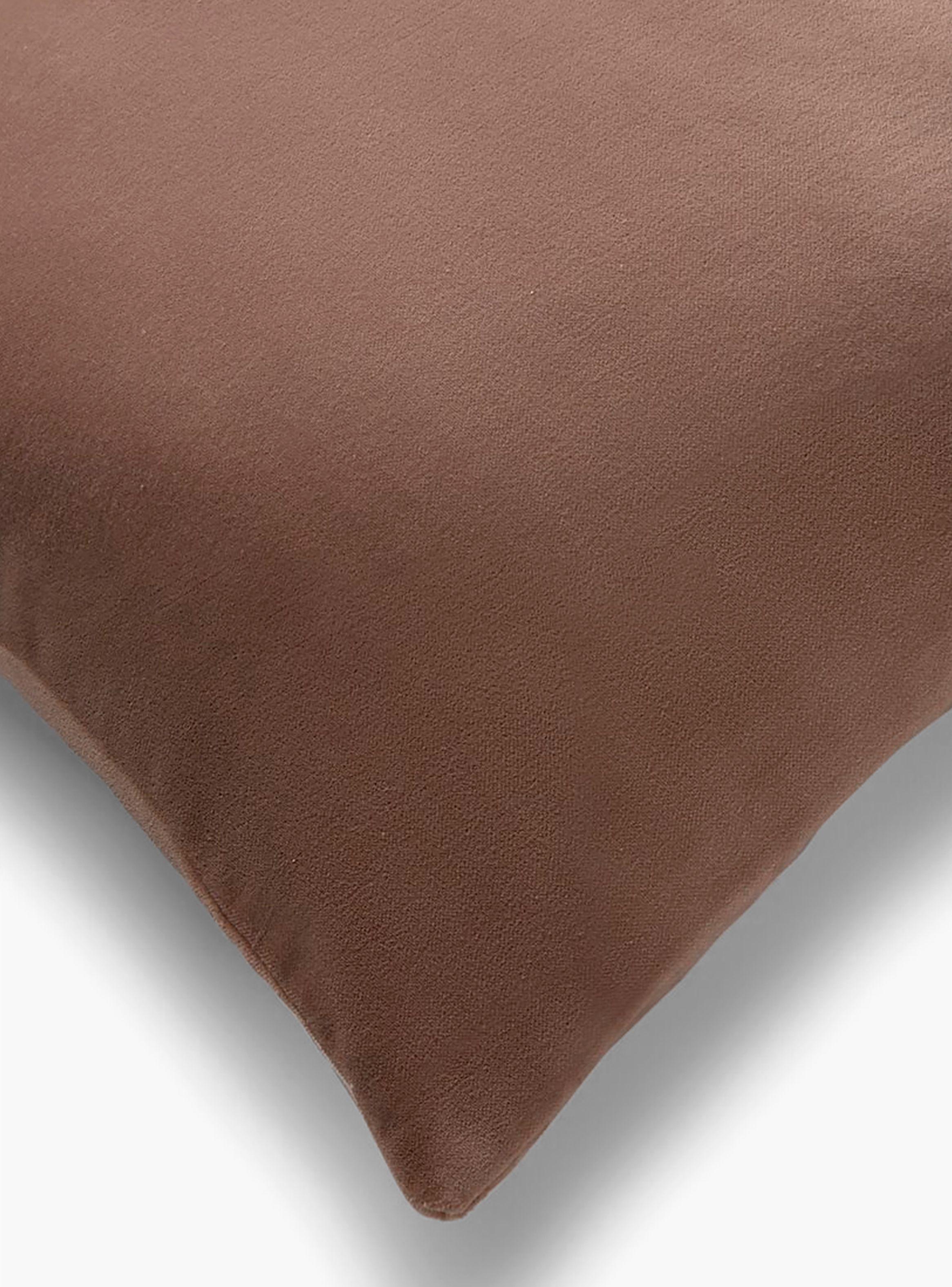Funda Cojín Velur 60x60 Café-2