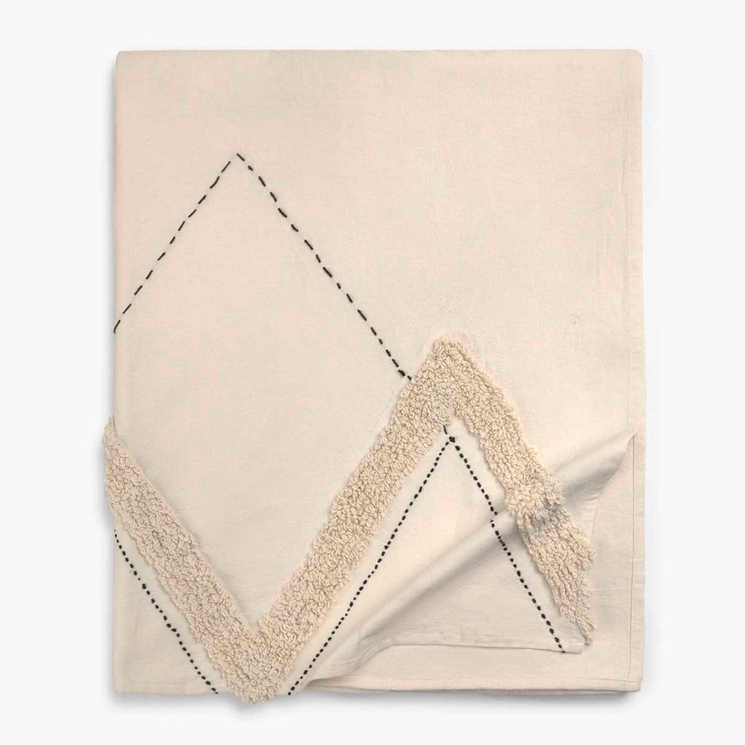 Cubrecama Lienzo 180x260 Crudo (cama 1 o 1 1/2 plazas)-0