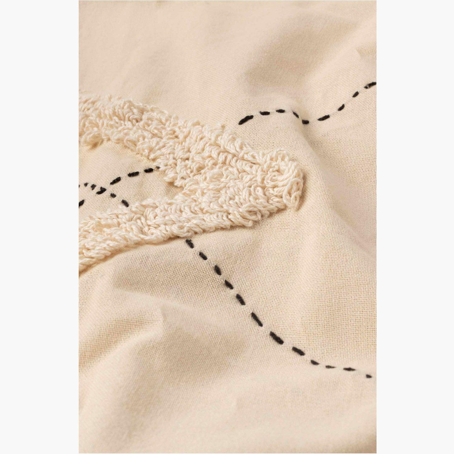 Cubrecama Lienzo 180x260 Crudo (cama 1 o 1 1/2 plazas)-5