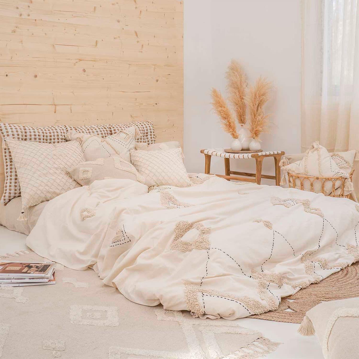 Cubrecama Lienzo 180x260 Crudo (cama 1 o 1 1/2 plazas)-7