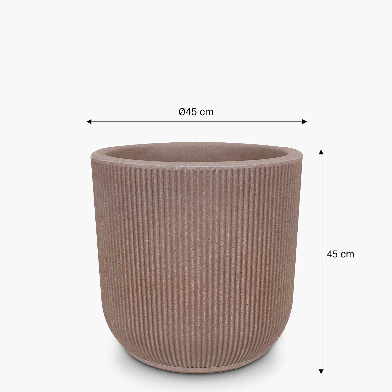 Macetero Pumalin 45 Café-1