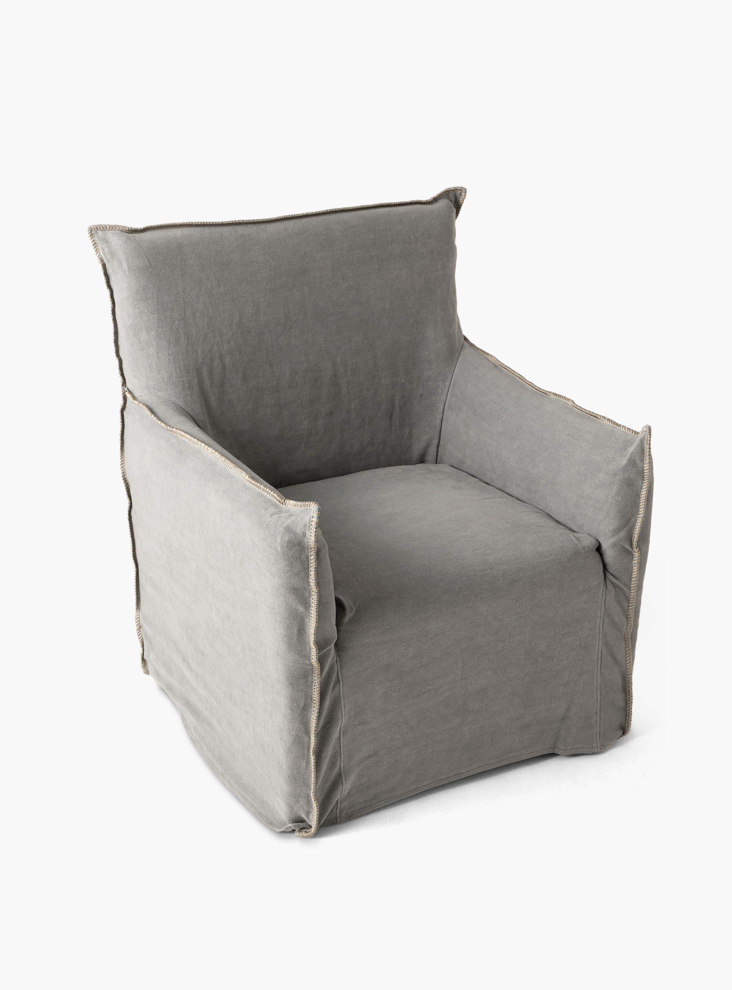 Sitial Tapiz Leonor Gris Oscuro-3