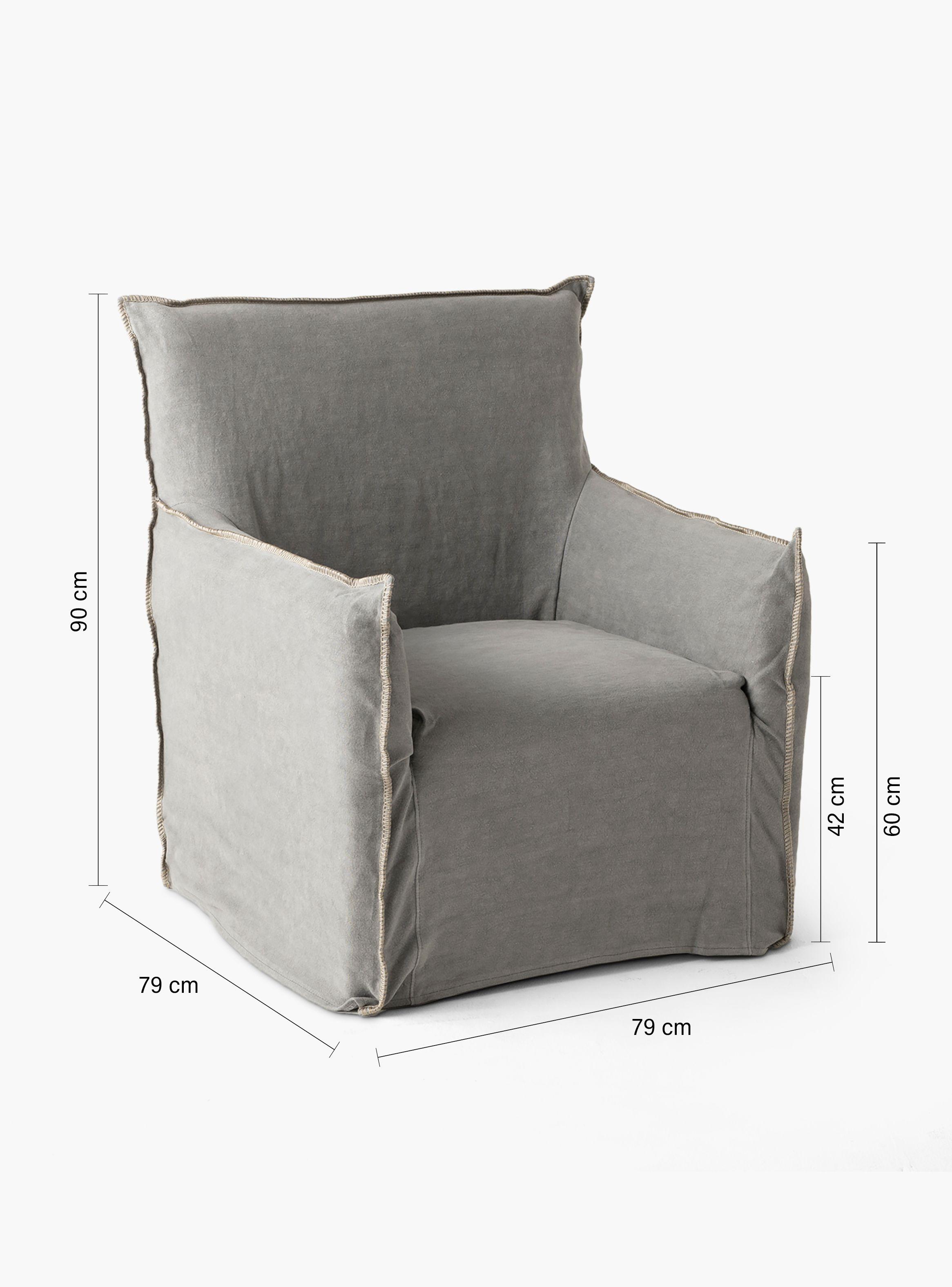 Sitial Tapiz Leonor Gris Oscuro-5