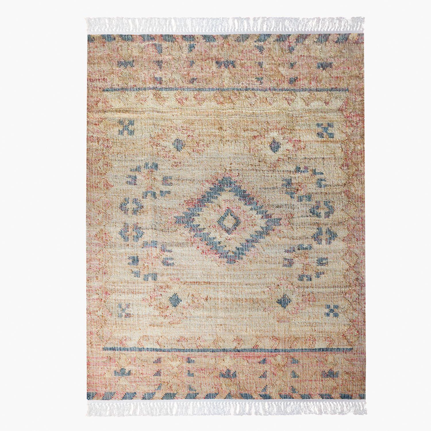 Alfombra Yute/Alg Novara 200x300 Multicolor-0