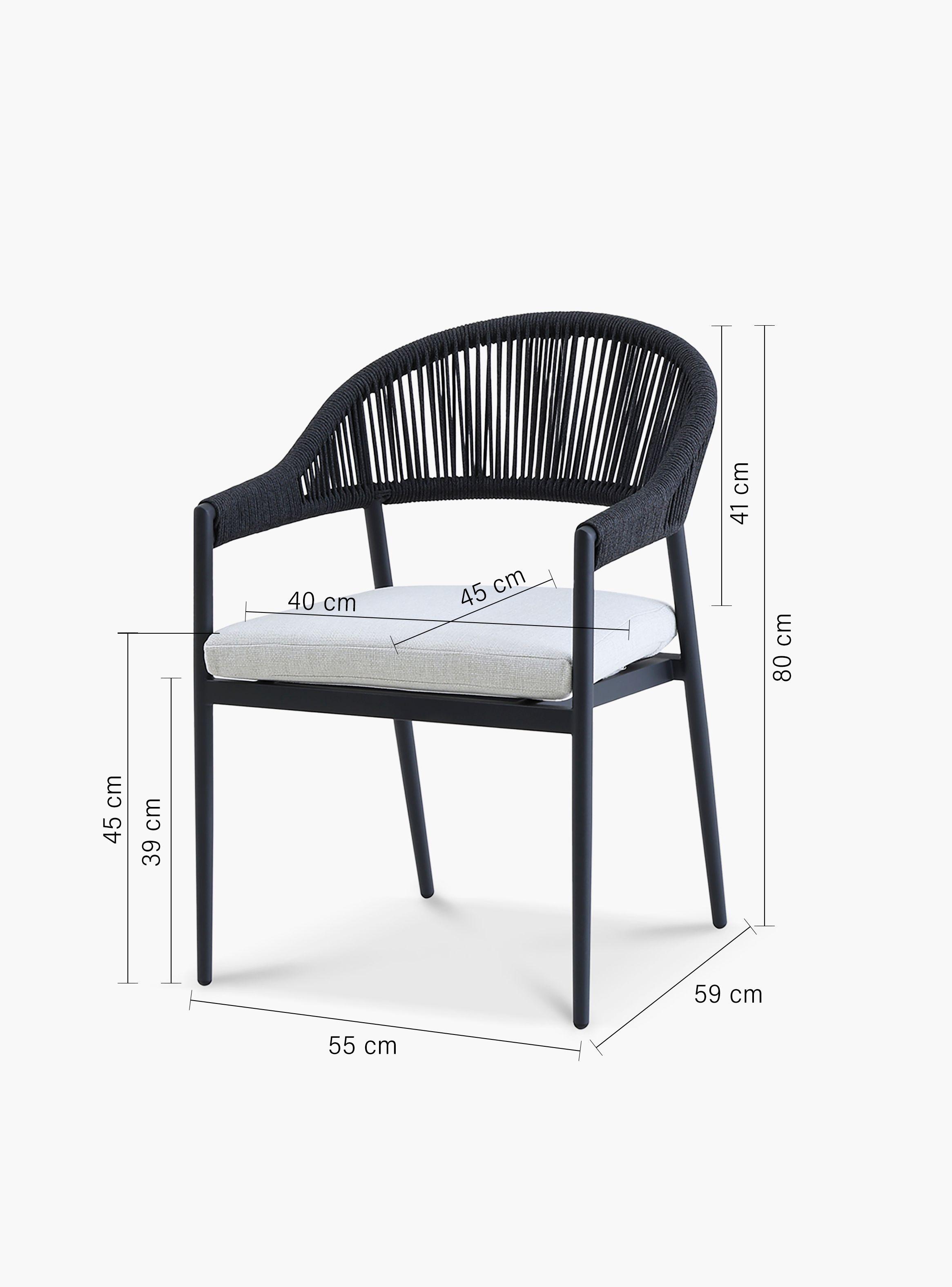 Silla Comedor Bahia Negro-3
