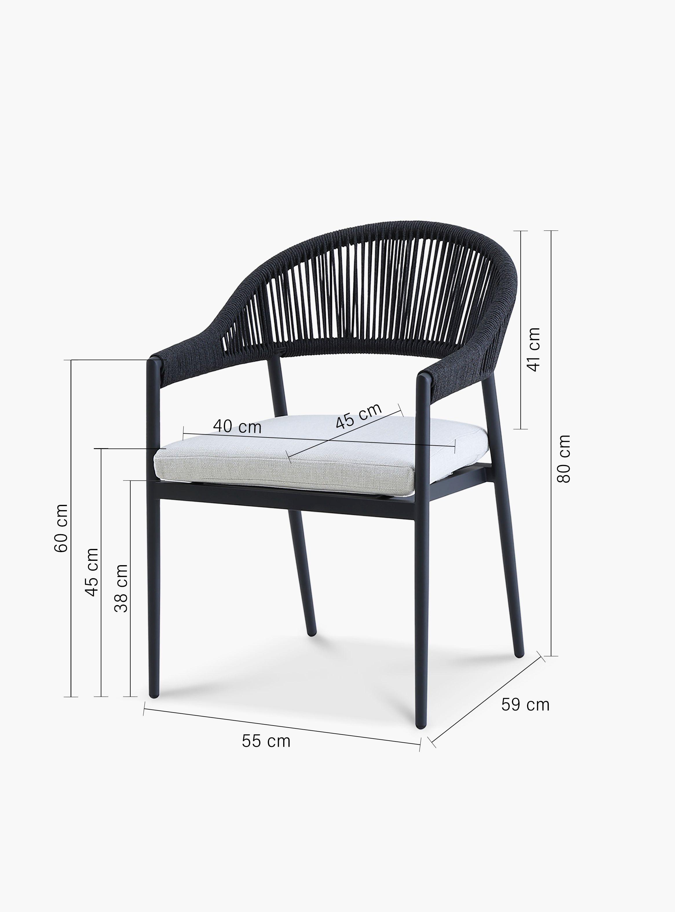 Silla Comedor Bahia Negro-4