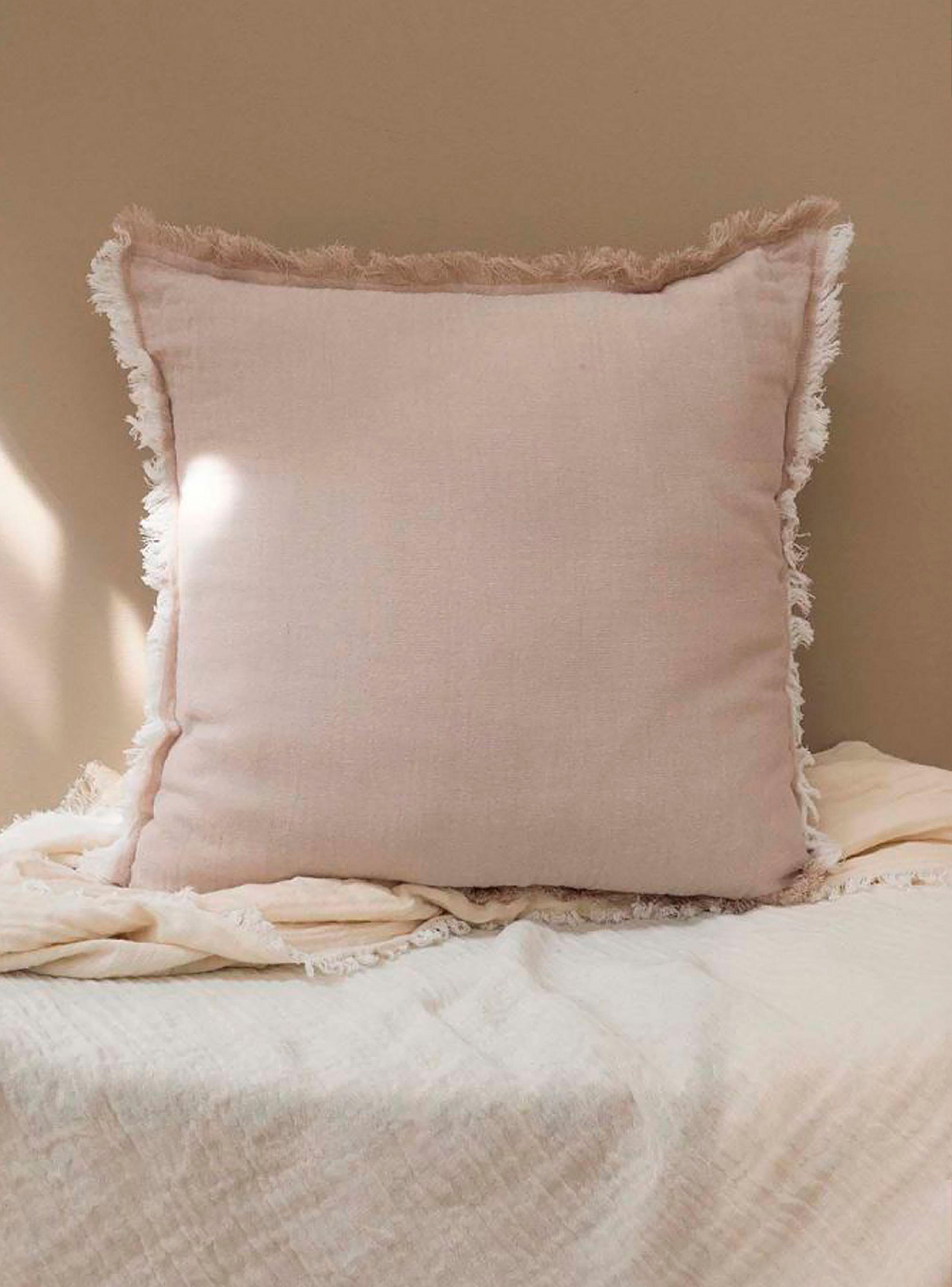 Funda Cojín Algodón Layer 60X60 Taupe-1