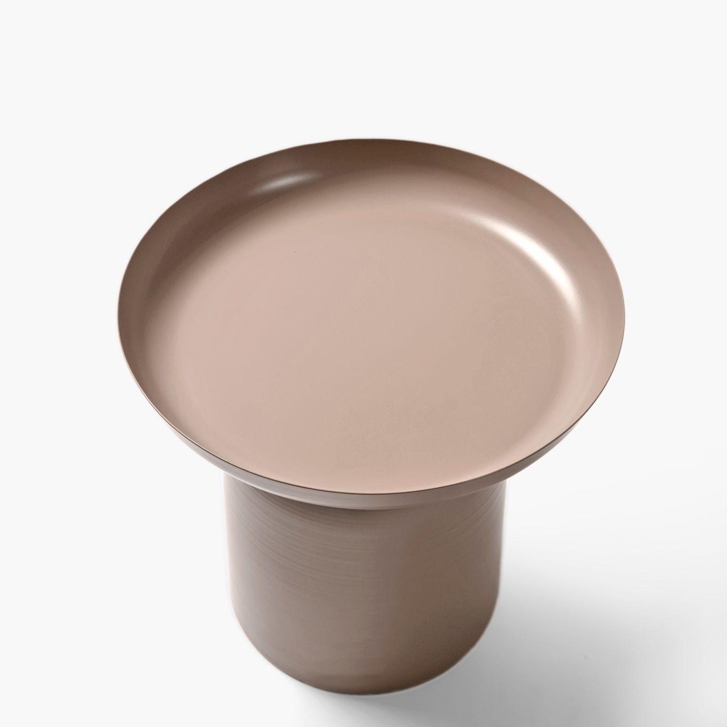 Mesa Lateral Metálica Otelo Taupe-6
