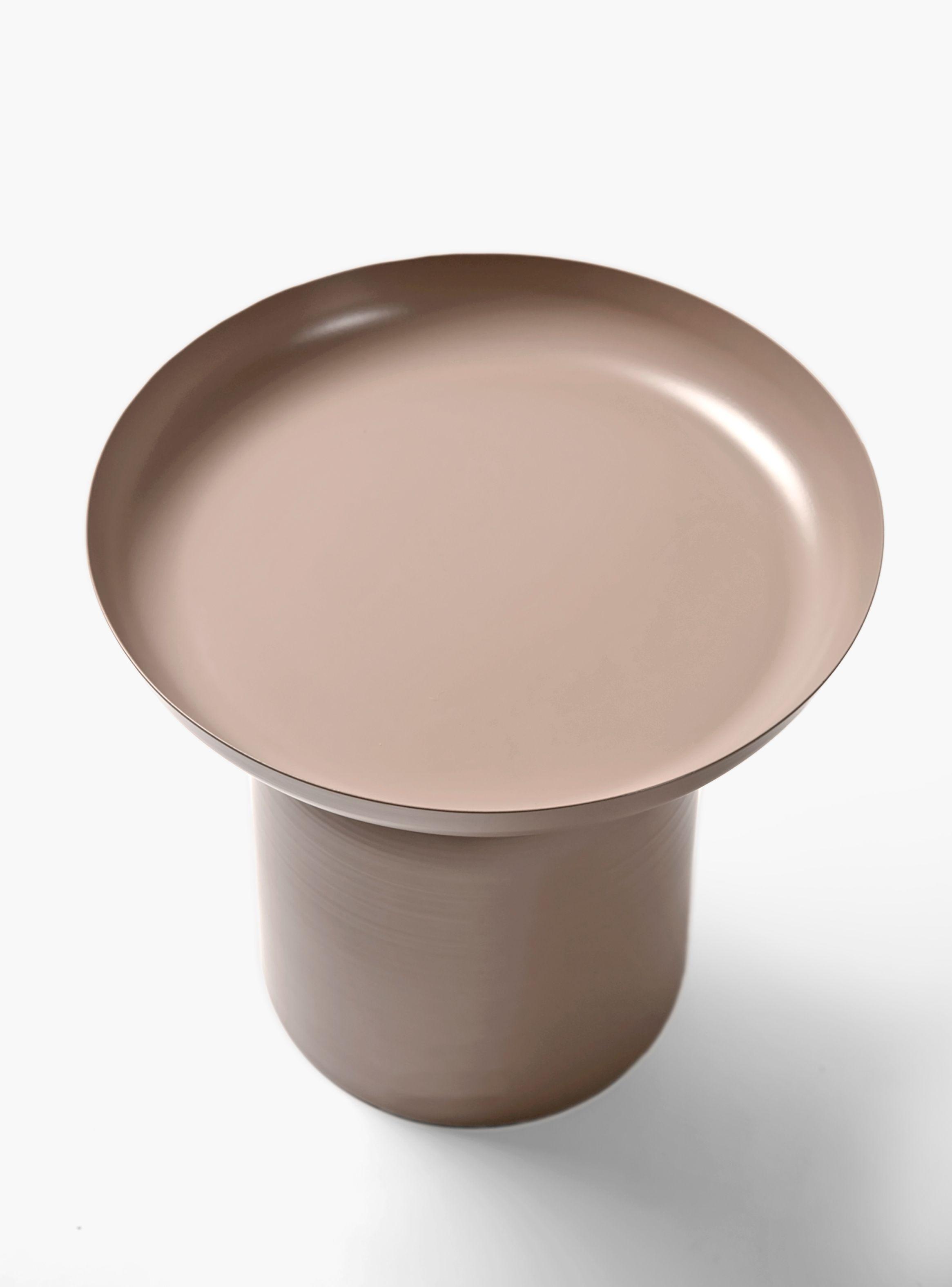 Mesa Lateral Metálica Otelo Taupe-7