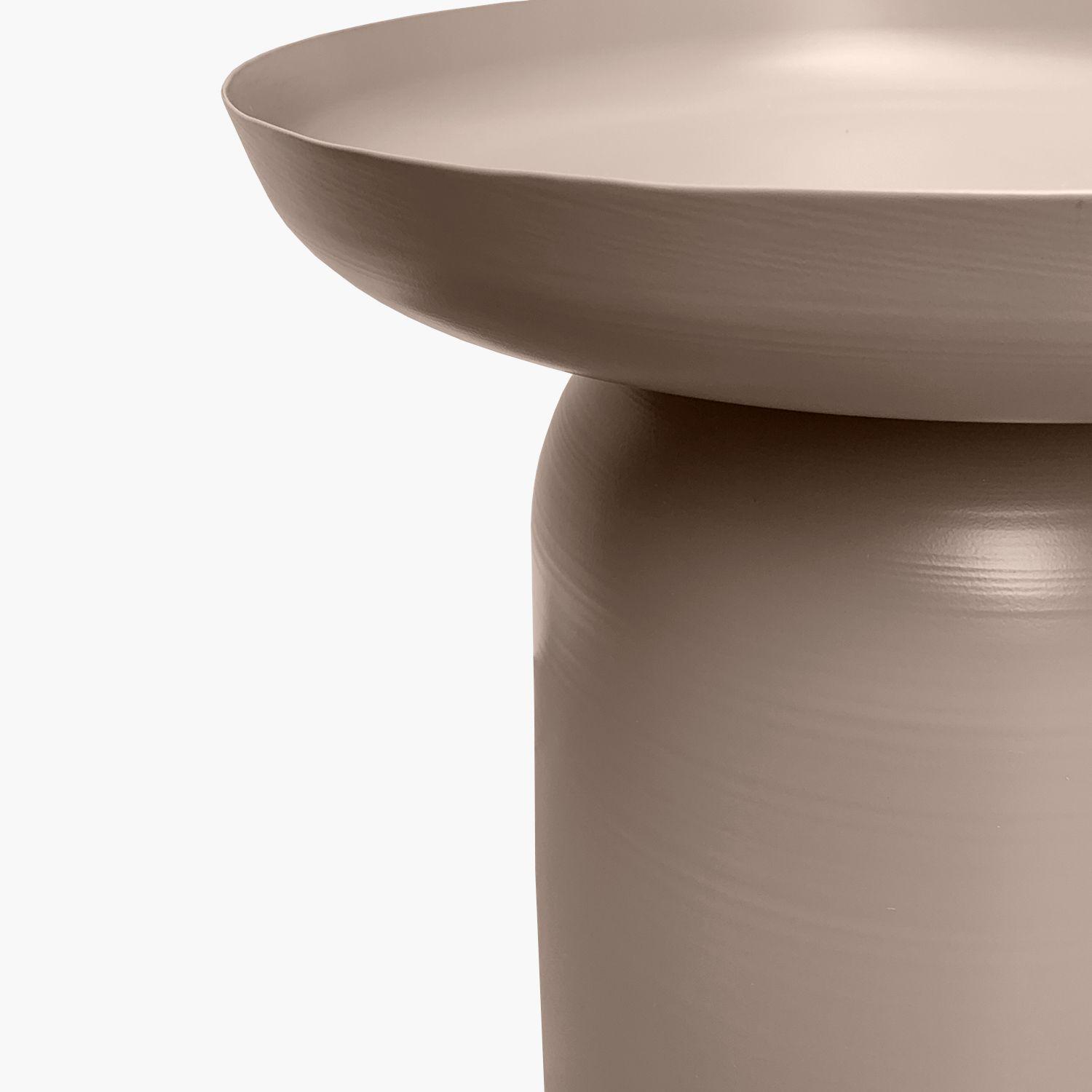 Mesa Lateral Metálica Otelo Taupe-8