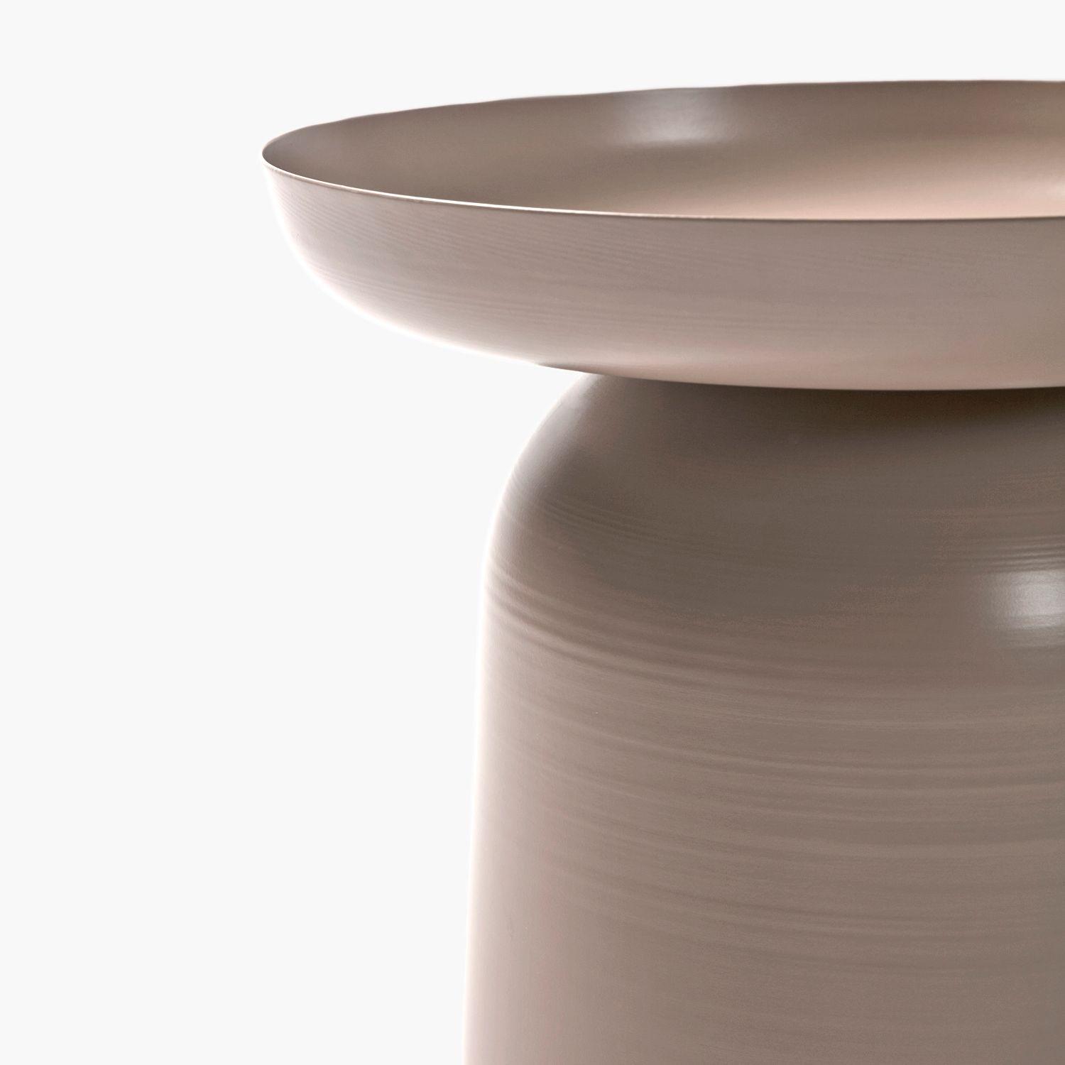 Mesa Lateral Metálica Otelo Taupe-9
