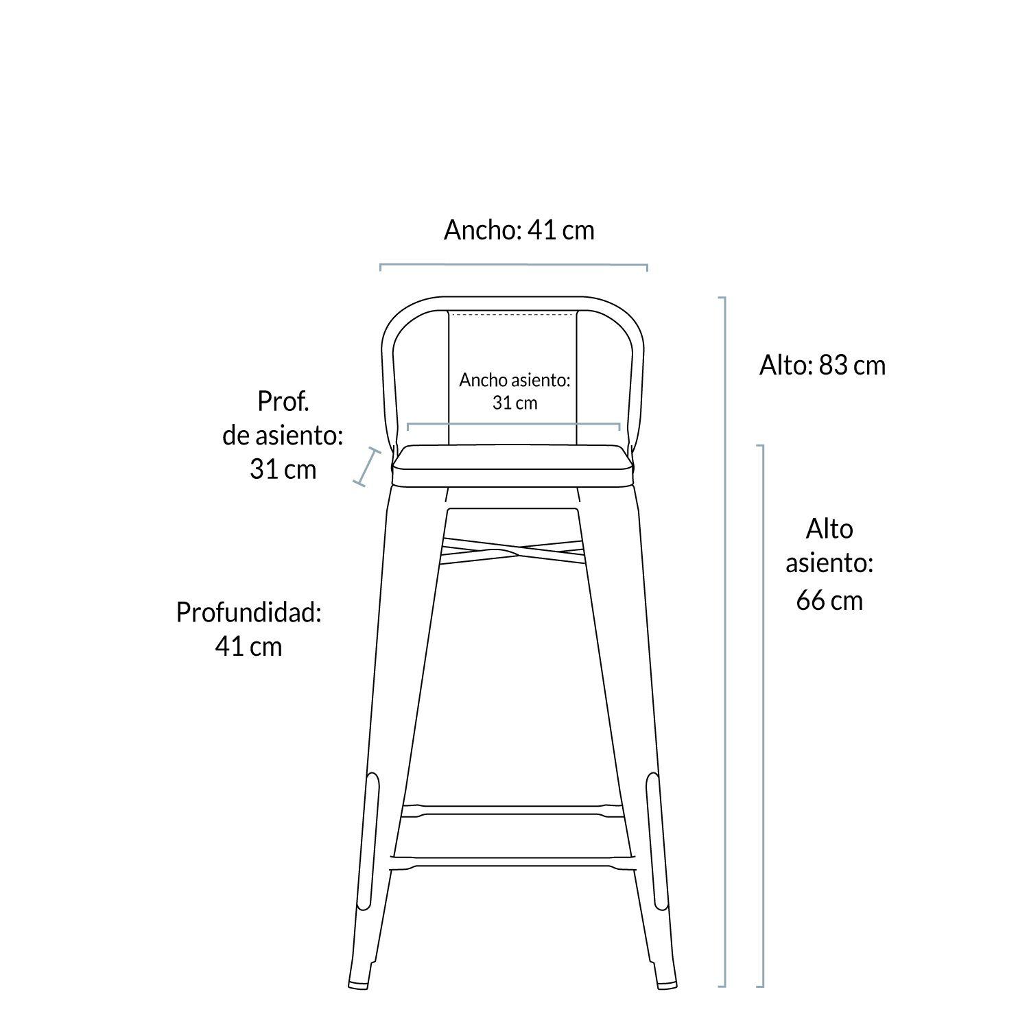 Taburete medio 66 Tolix madera c/ resp Metal-6