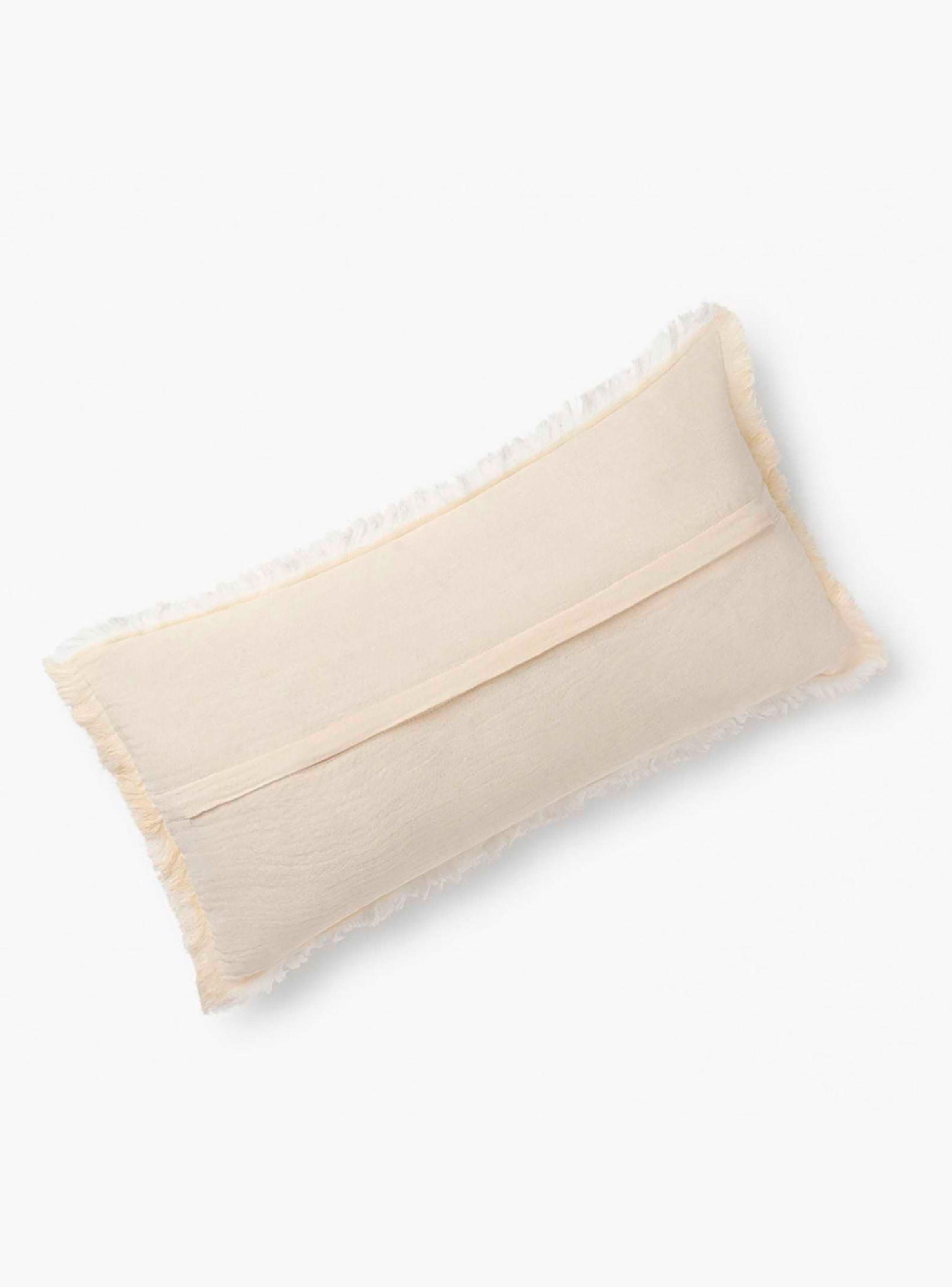 Funda Cojín Algodón Layer 30x60 Crudo-1
