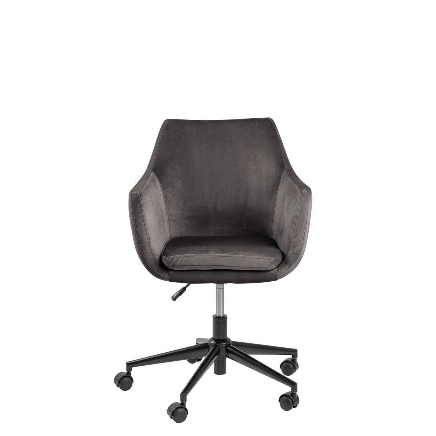 Silla oficina en casa Nora Gris-0