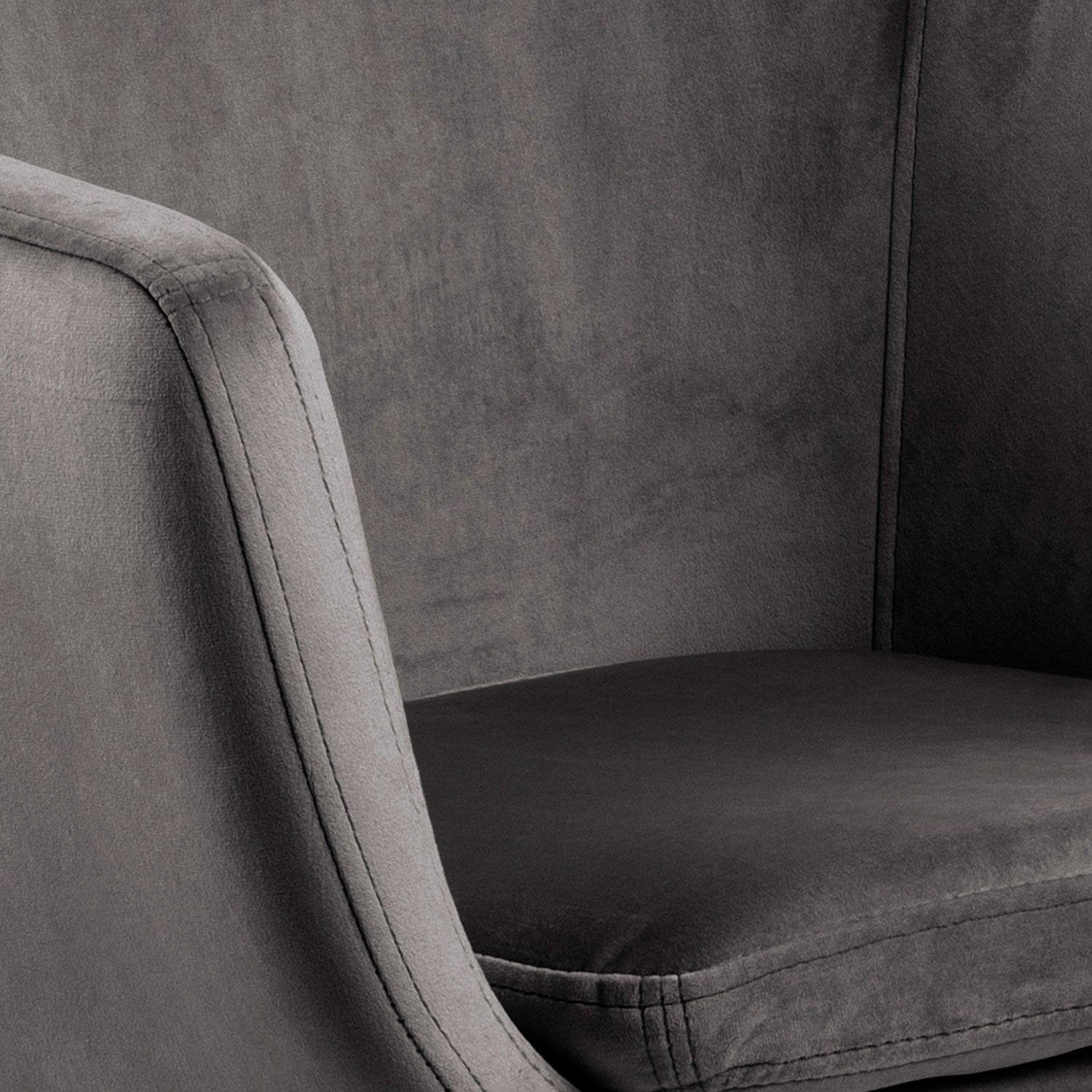 Silla oficina en casa Nora Gris-5