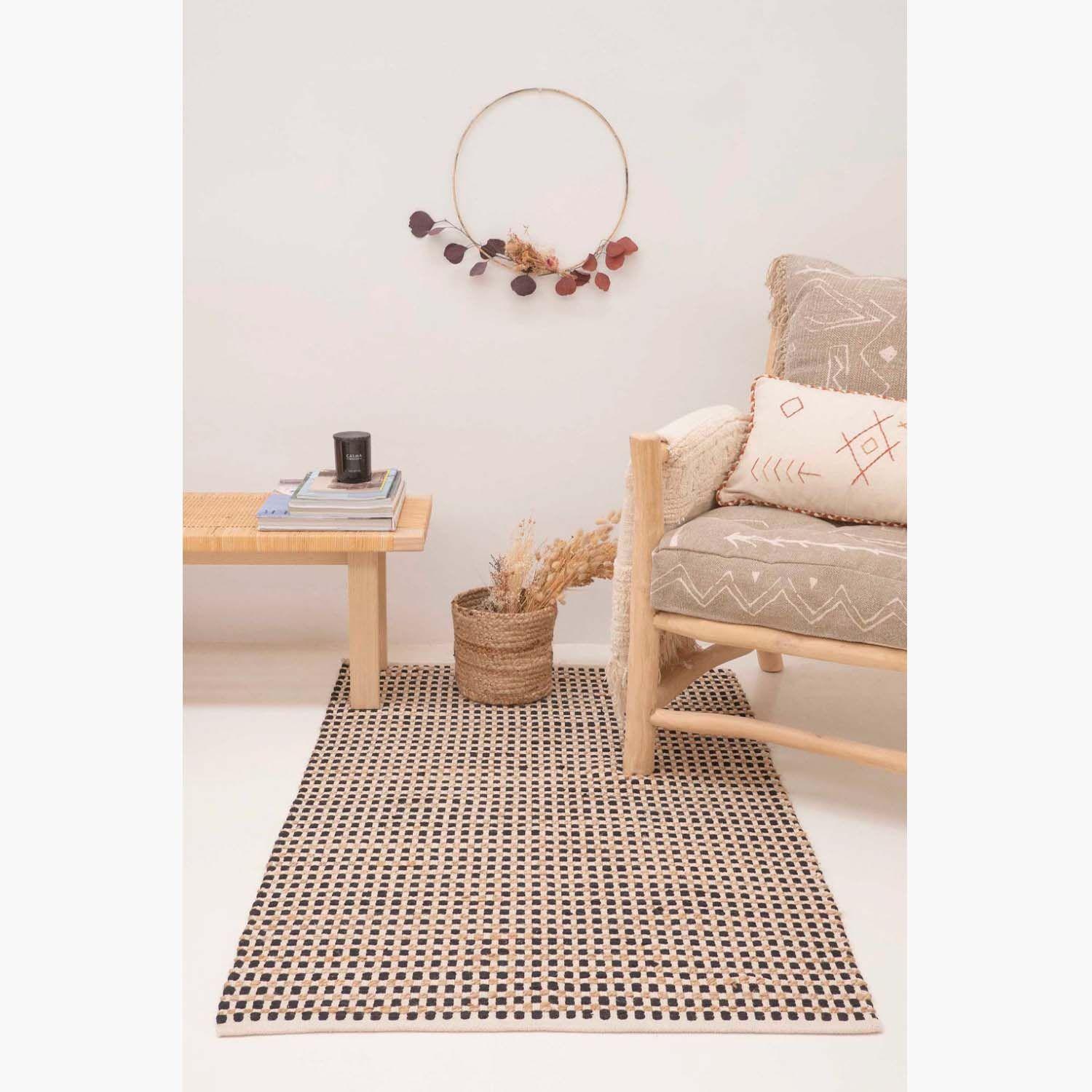 Bajada de Cama Fiesta Negro 60x90-2