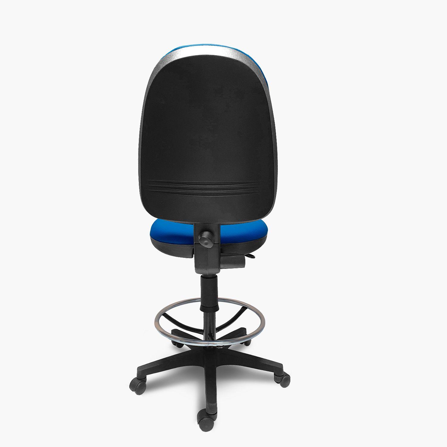 Silla de Oficina Operativa Torino Cajero s/brazo Tapiz Azul-3