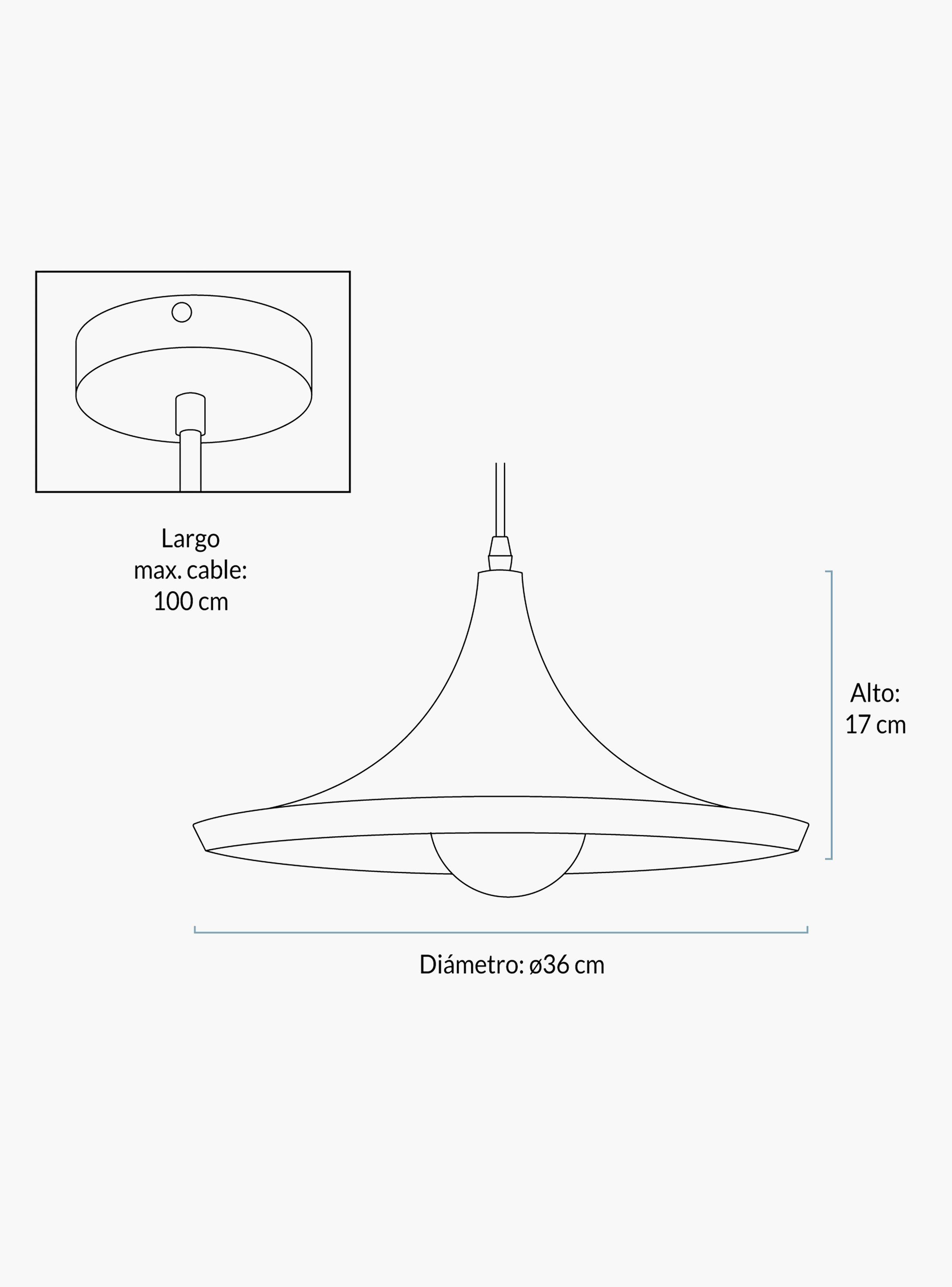 Lámpara de Colgar Beat Shade Wide (Réplica)-3