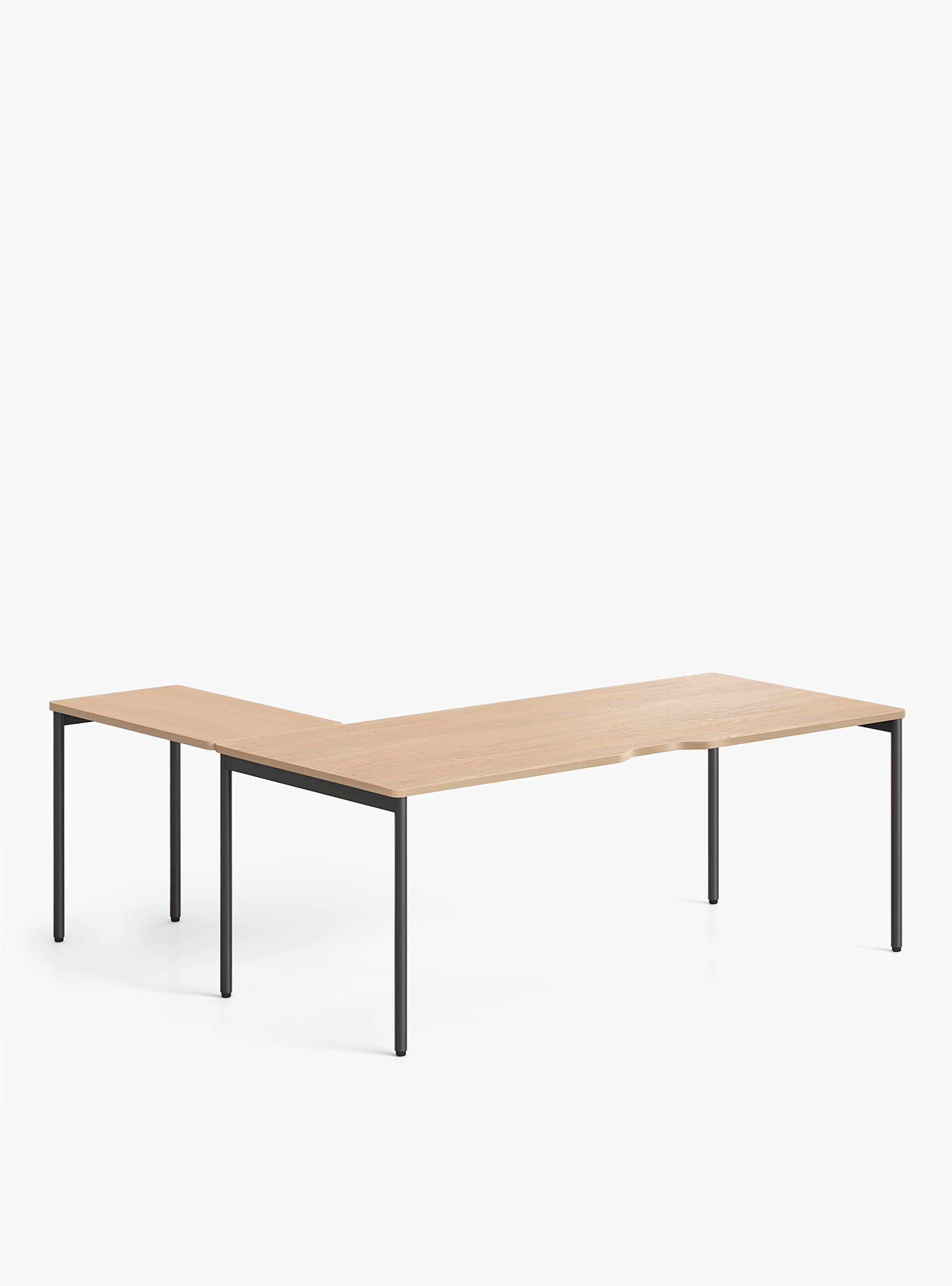 Escritorio Lateral Astro 50x90 Natura/Gris-2