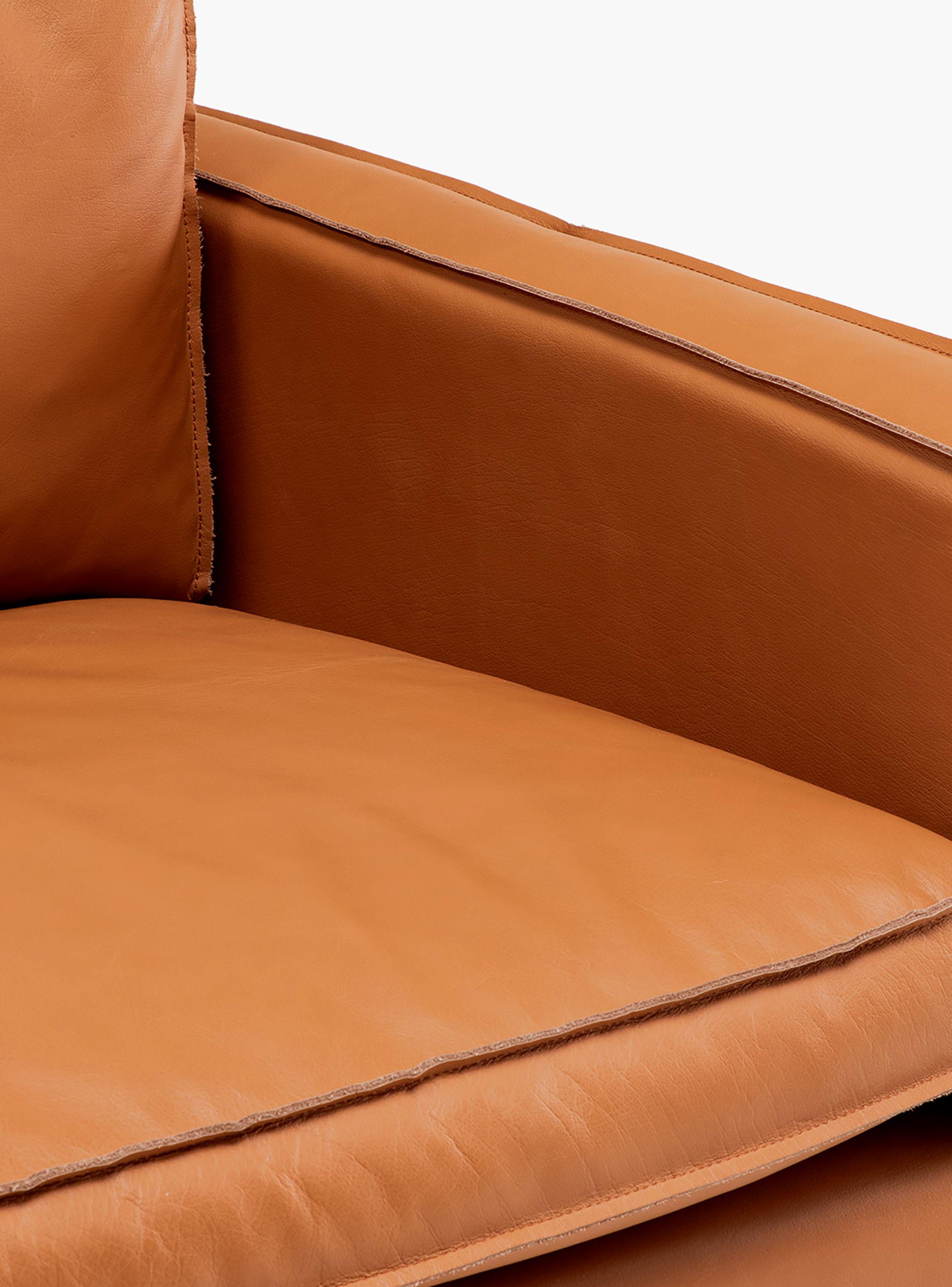 Sofa 3C Sinatra Cuero Café-3