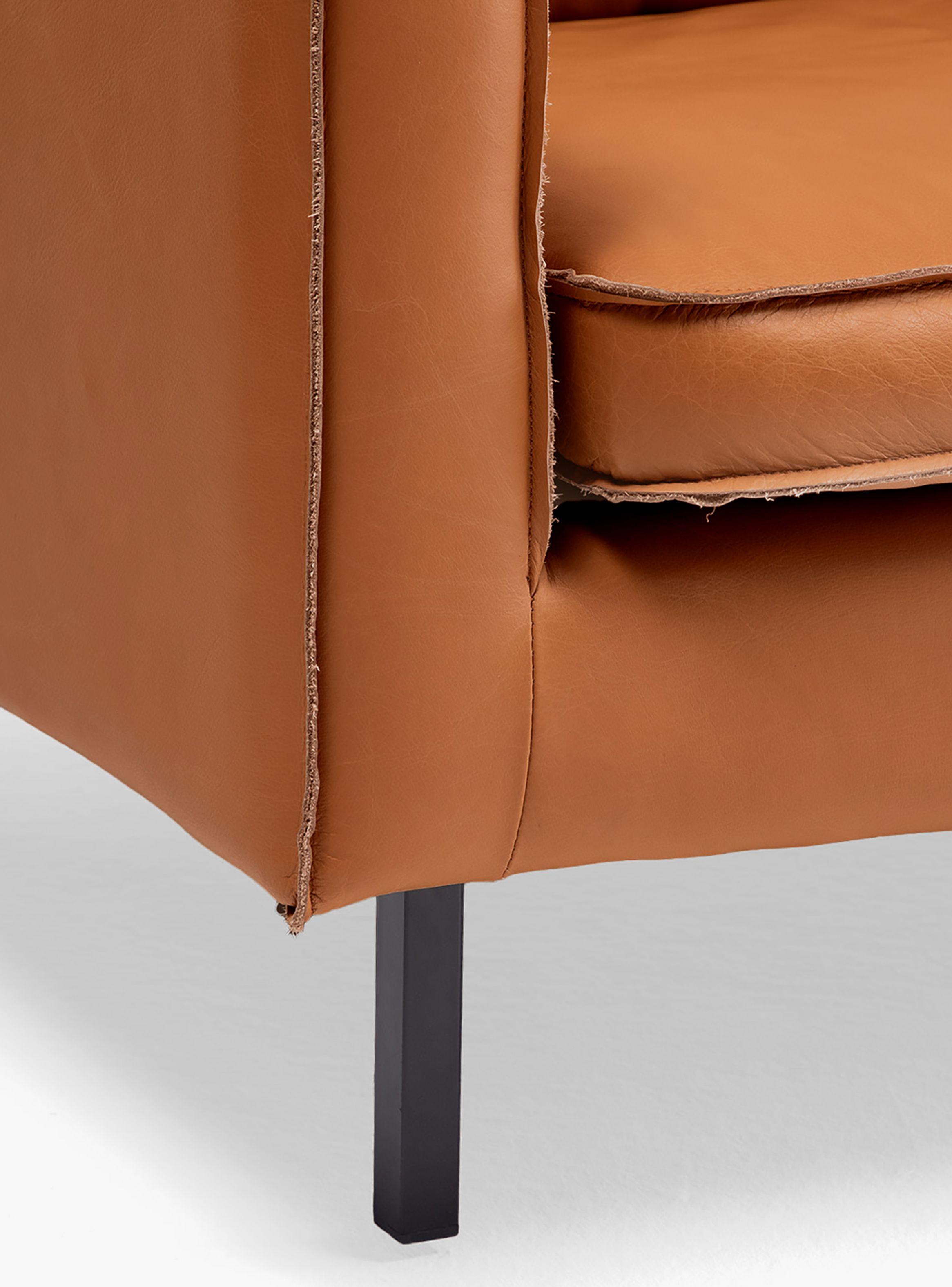 Sofa 3C Sinatra Cuero Café-4