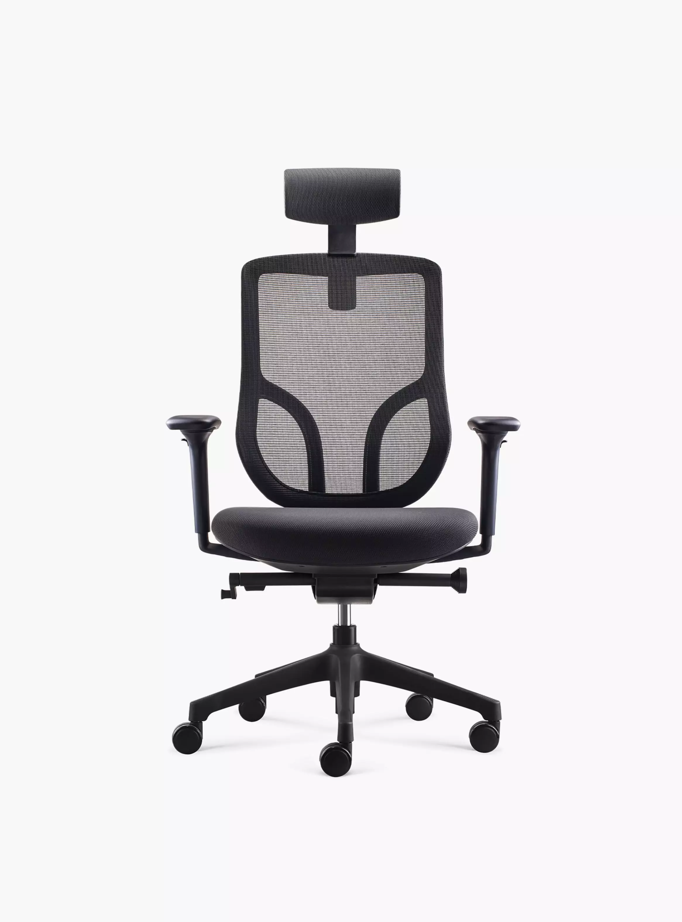 Silla Oficina Chic con cabecero Negro-0