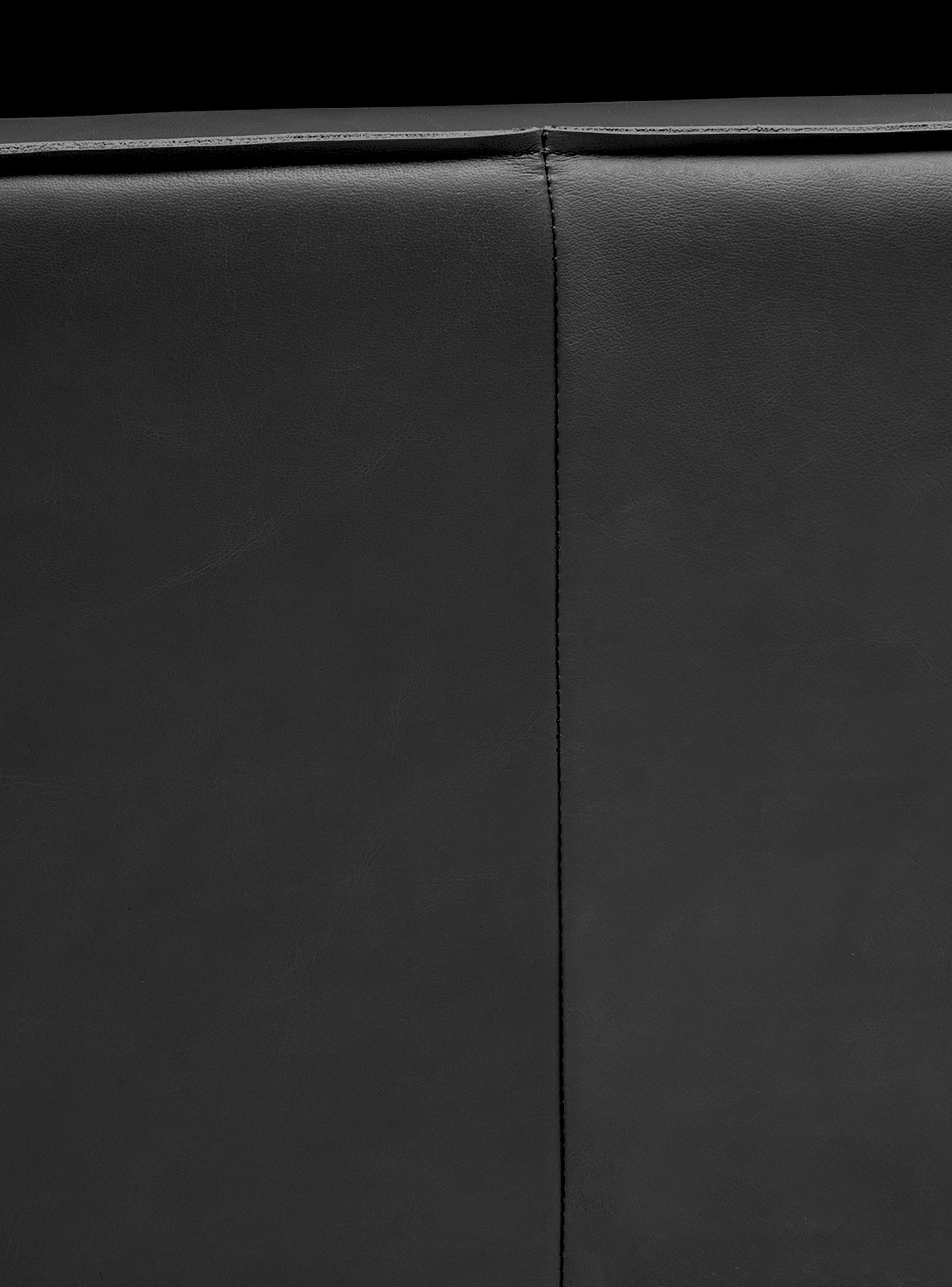 Sofá 3 Cuerpos Sinatra Cuero Negro-5