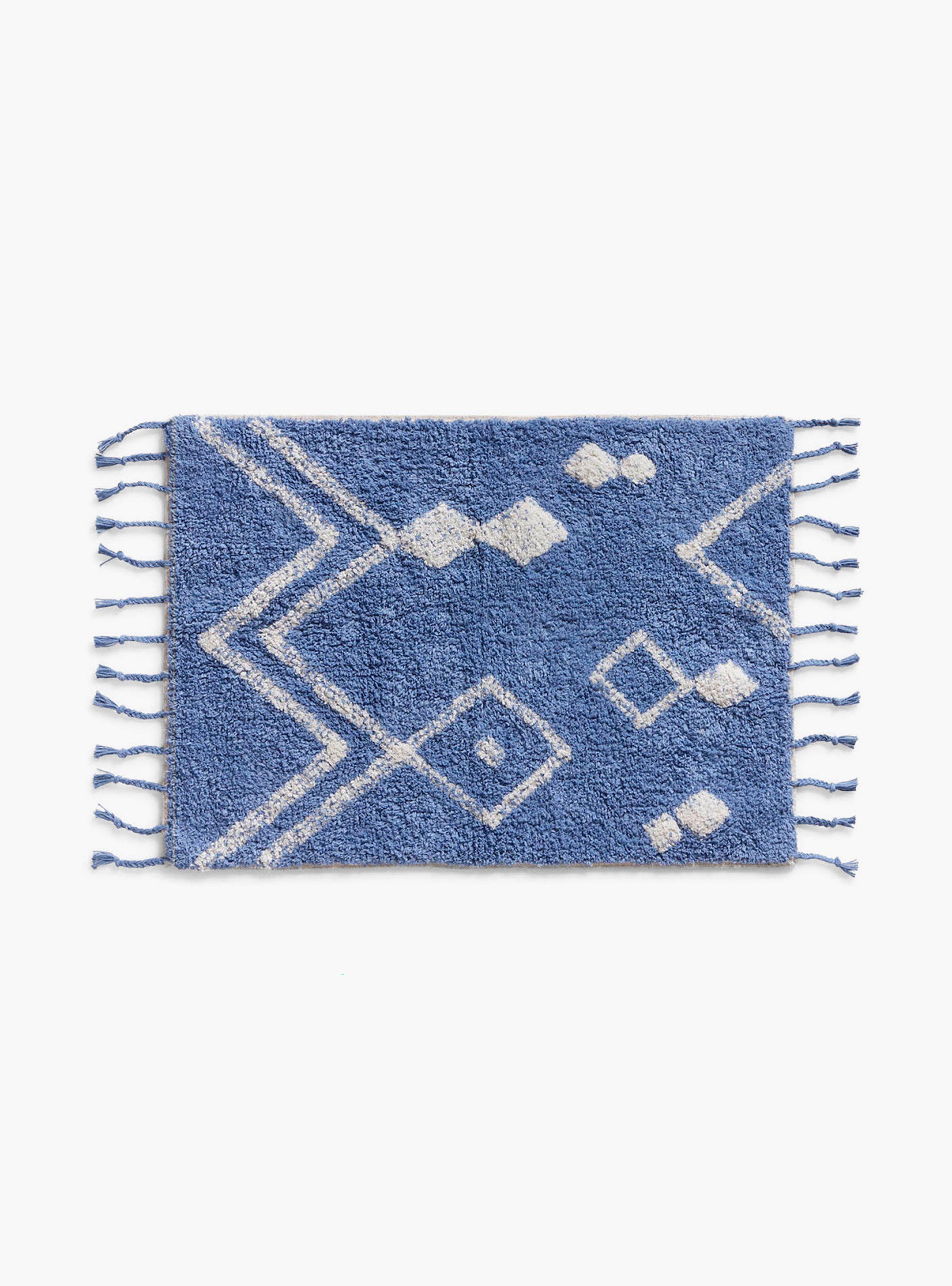 Piso de Baño Fauve Azul 50x70-2