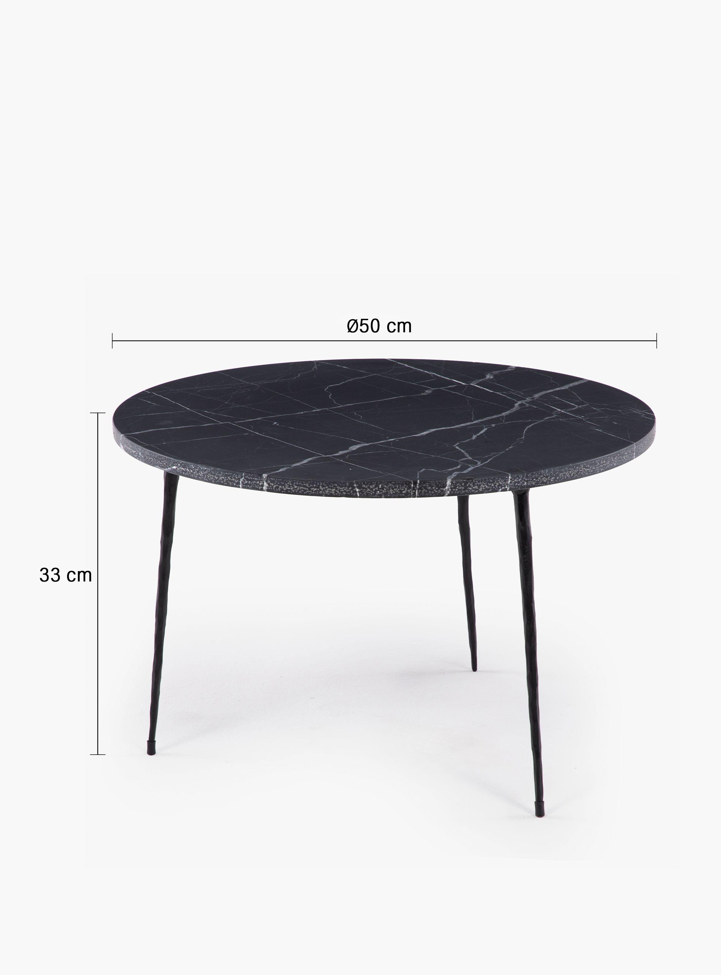 Mesa de Centro Lucca 50 Mármol Negro-7