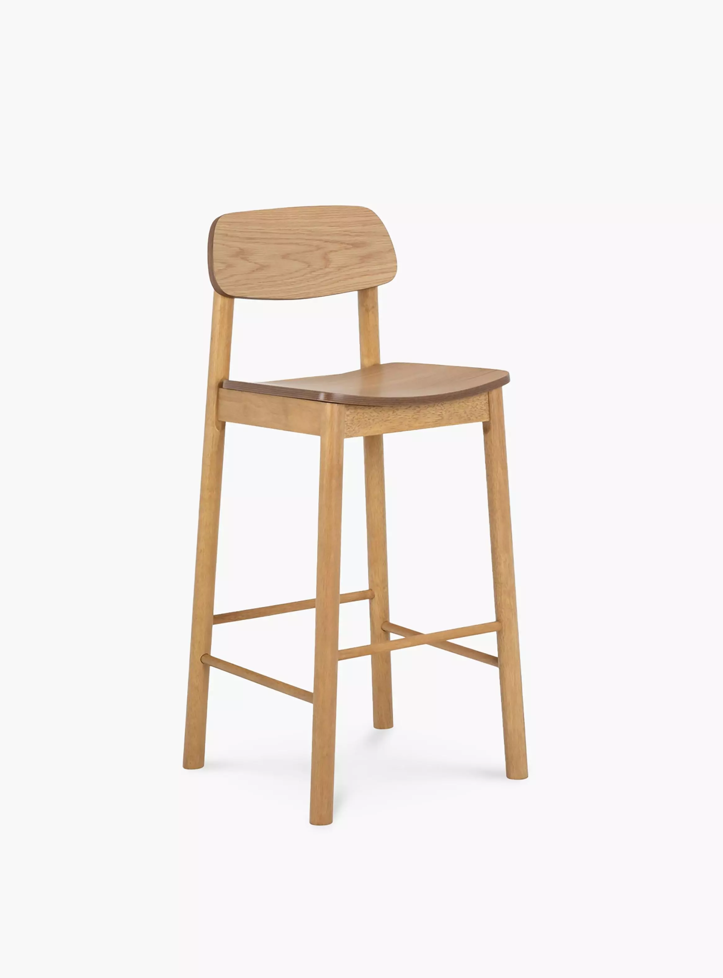 Pack 2 Taburete Madera Owen Natural-2