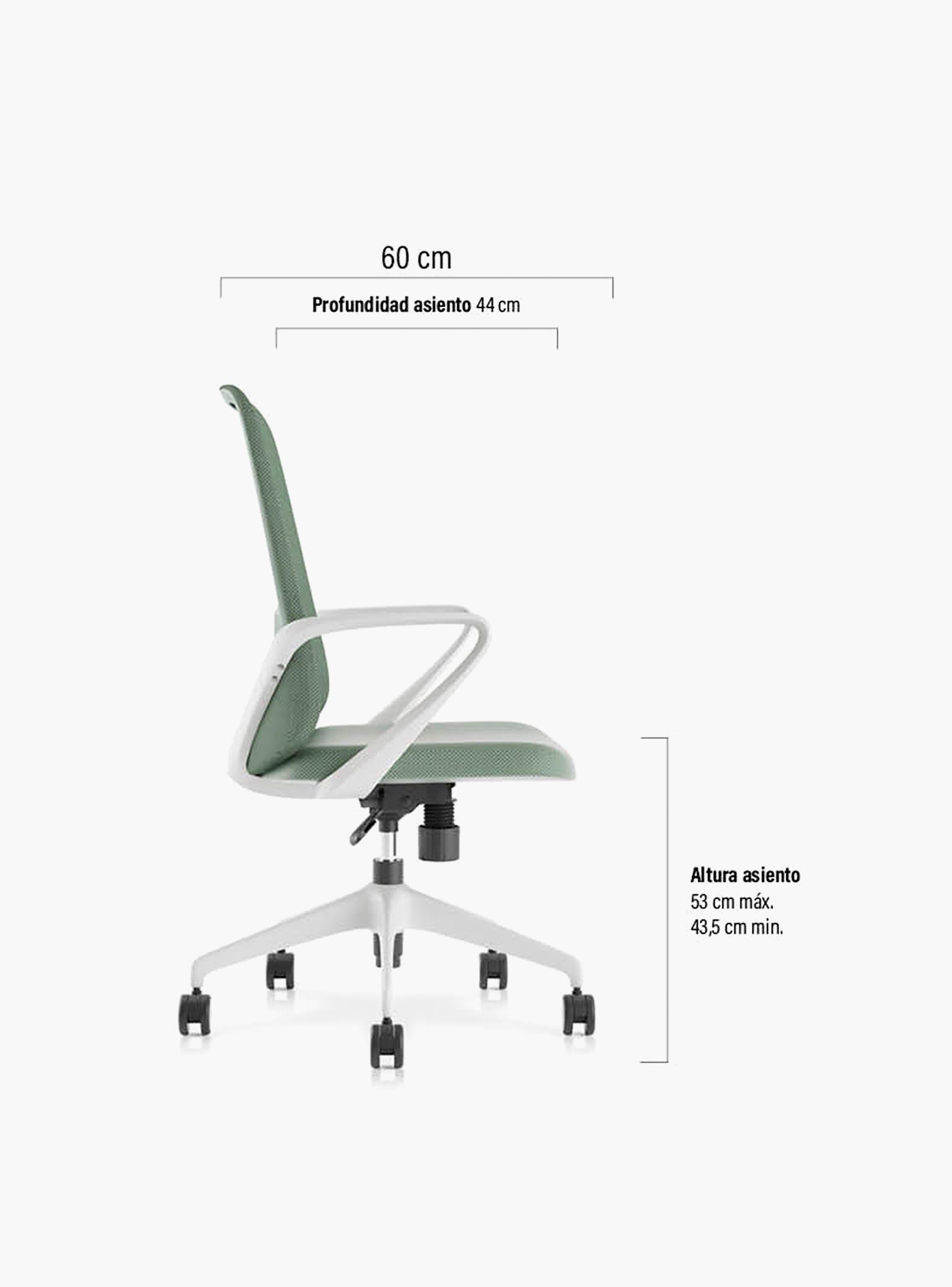 Silla Ejecutiva Oficina Vic Verde Claro-7
