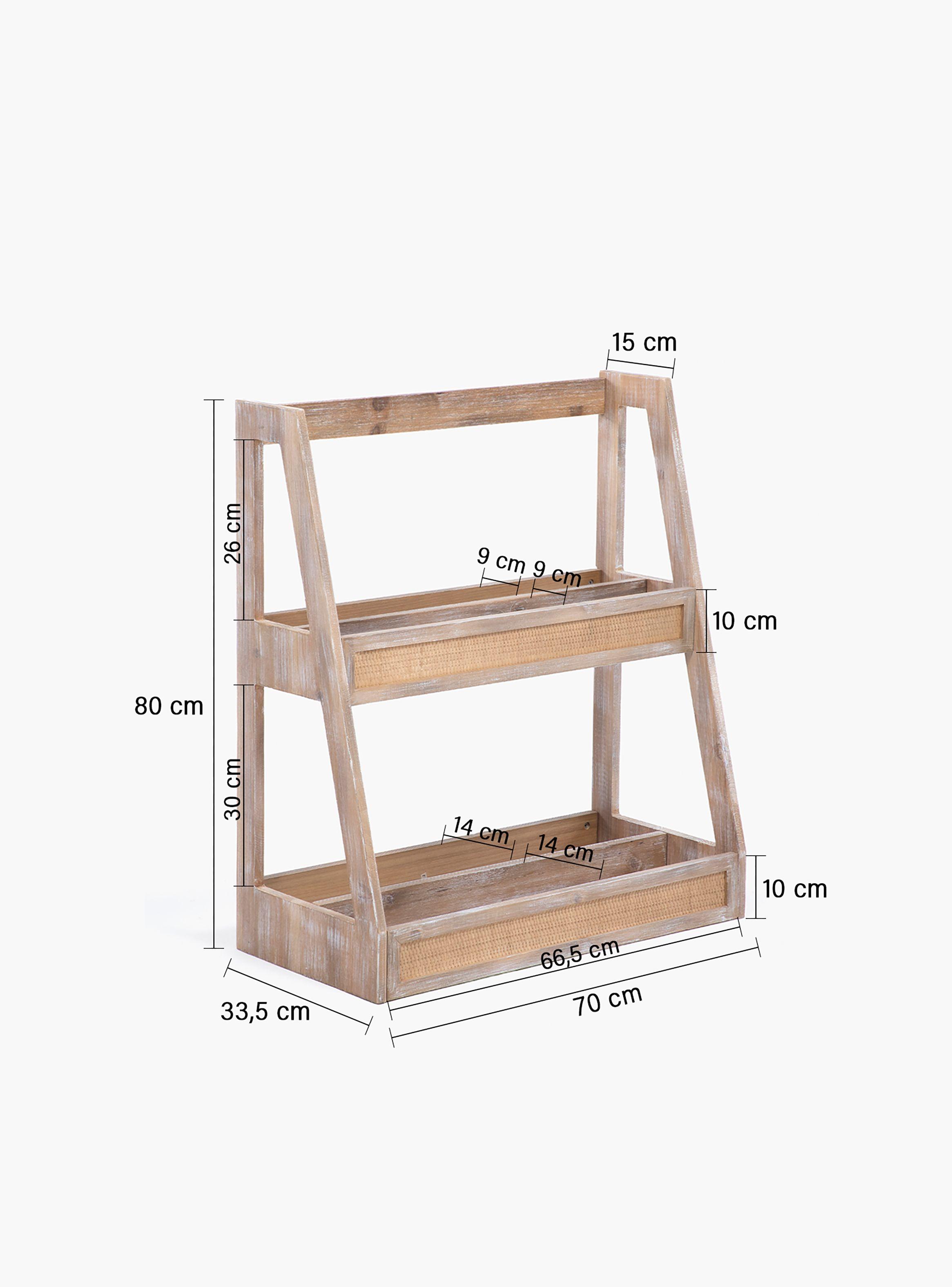 Librero Infantil Azalea Doble Natural-9