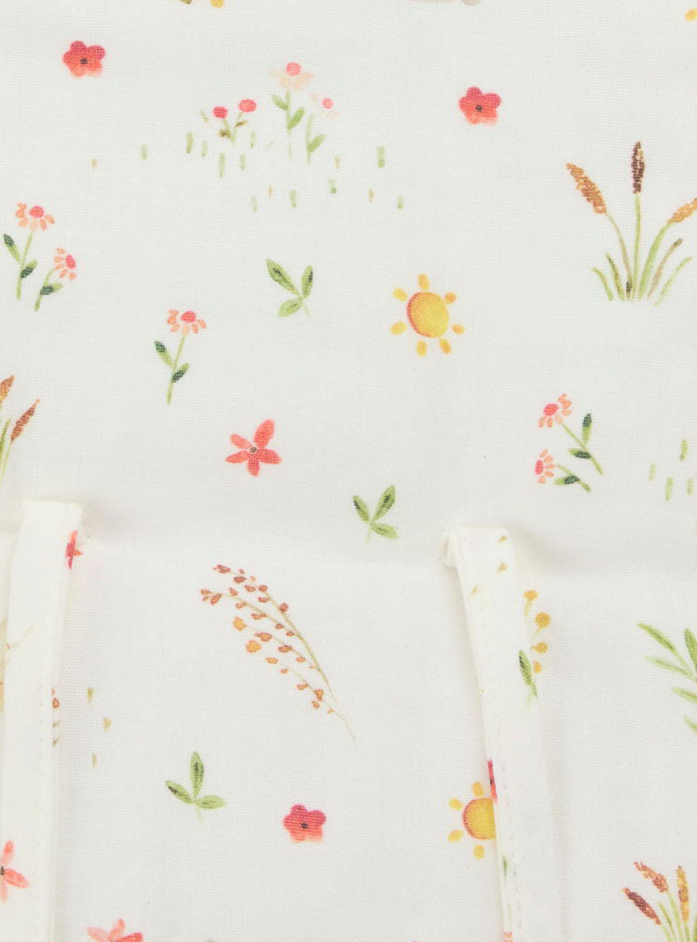 Mudador Portátil Conejitos Blanco-3