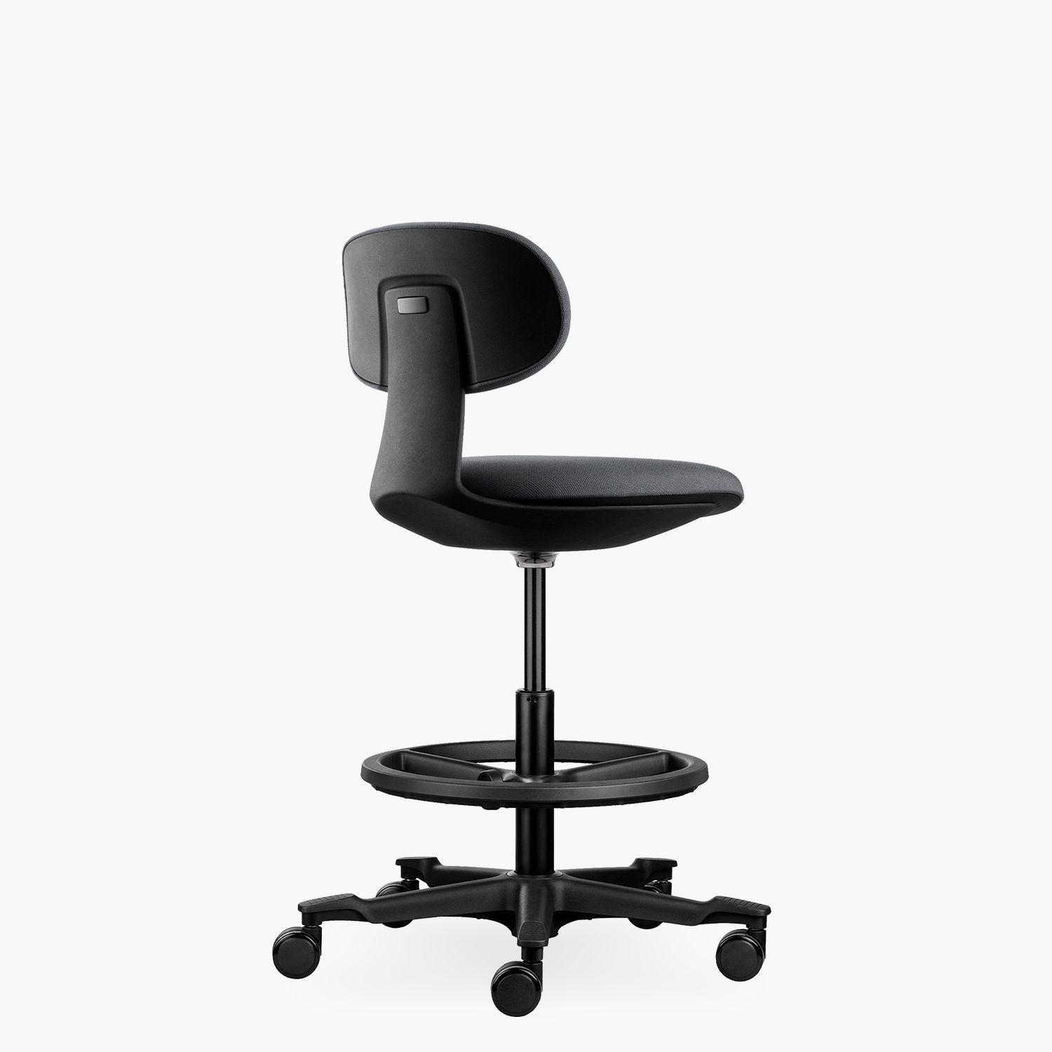 Silla oficina Buro Cajero Gris Oscuro-3