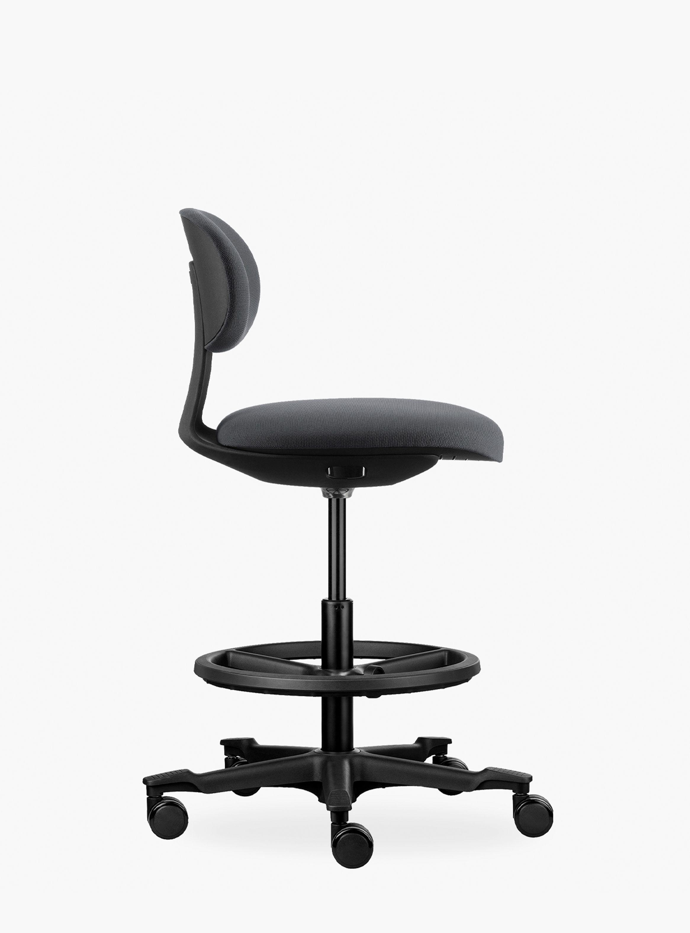 Silla oficina Buro Cajero Gris Oscuro-2