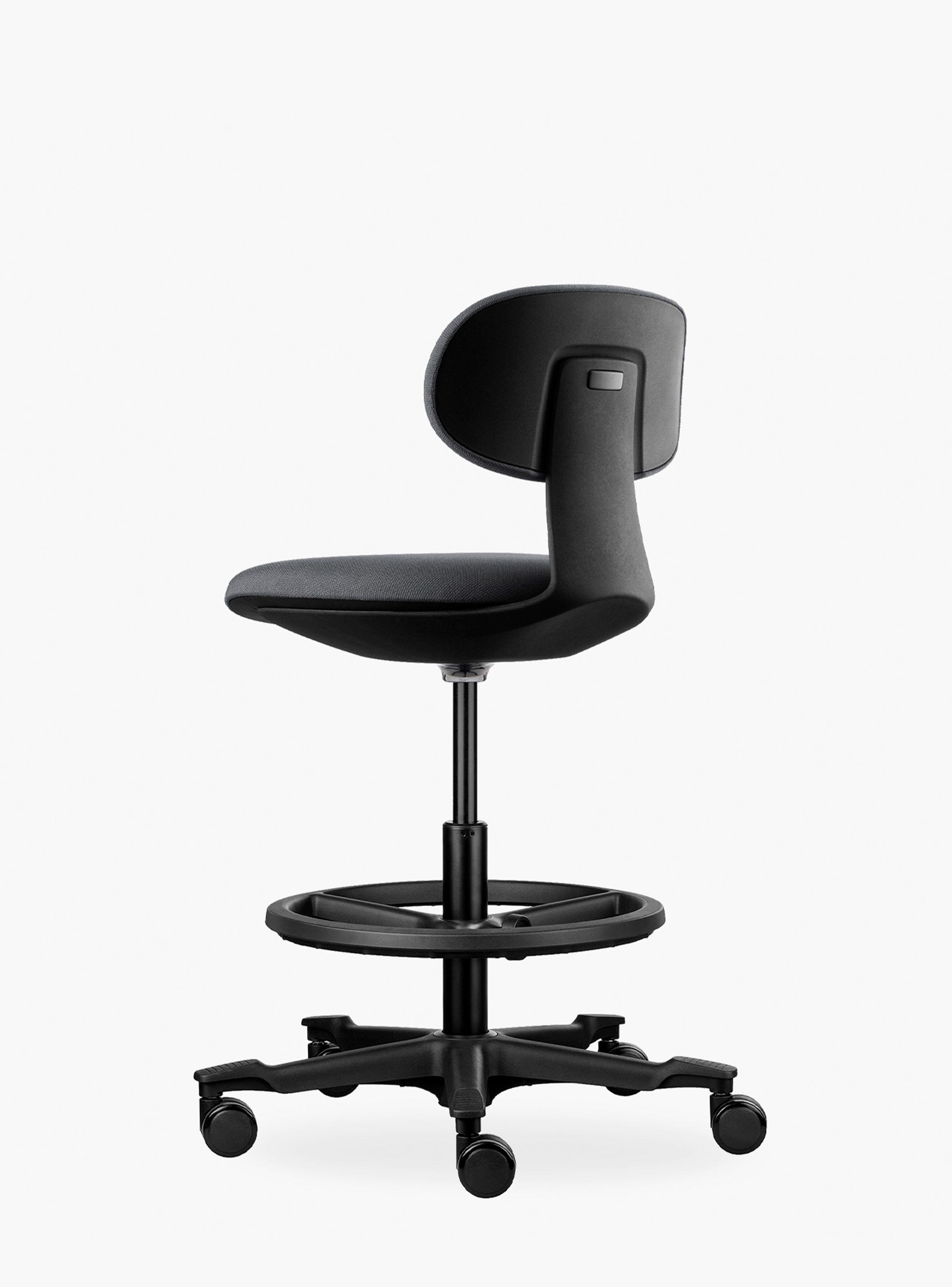 Silla oficina Buro Cajero Gris Oscuro-3