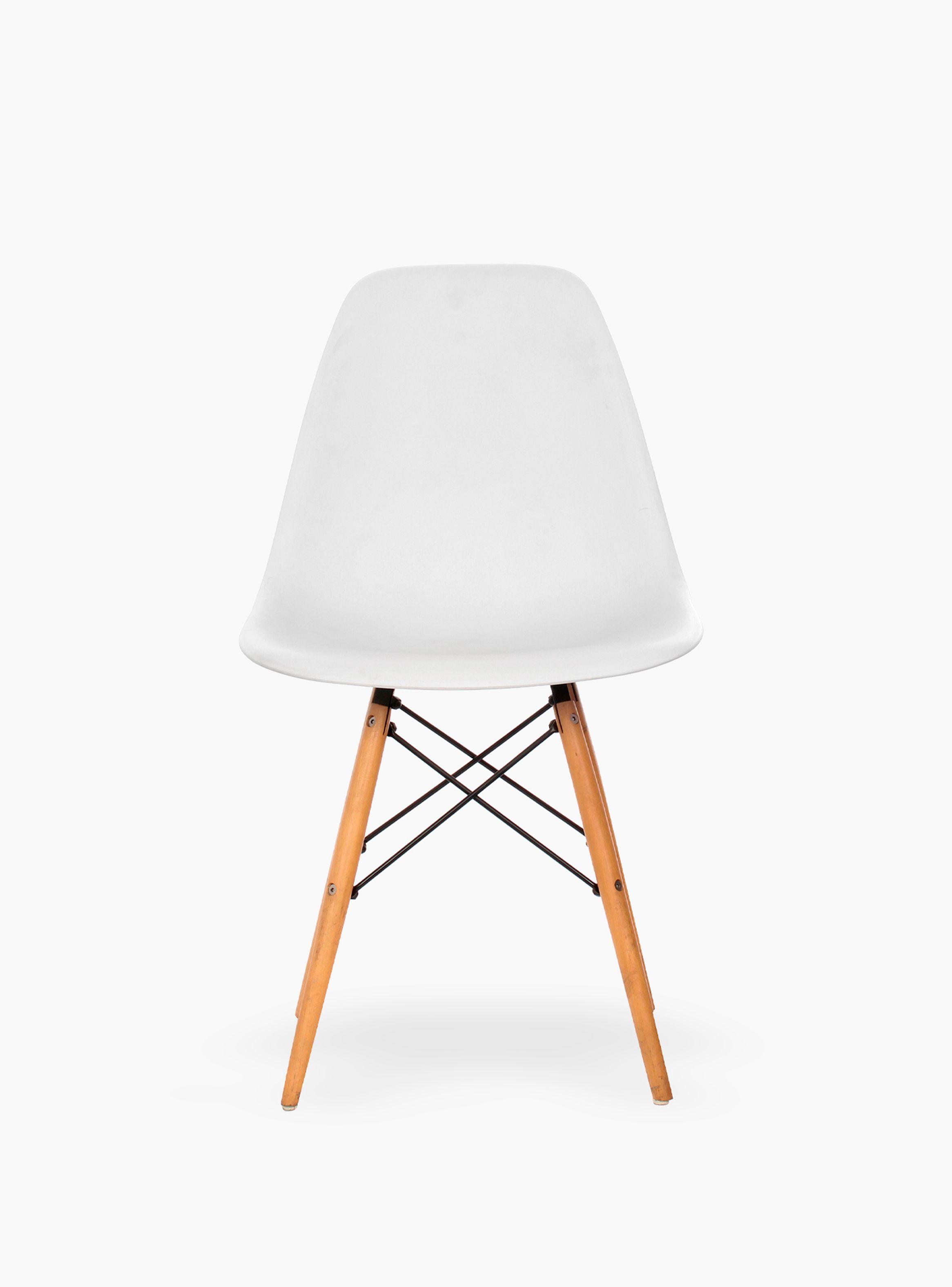 Silla DSW Réplica Eames Blanco-0