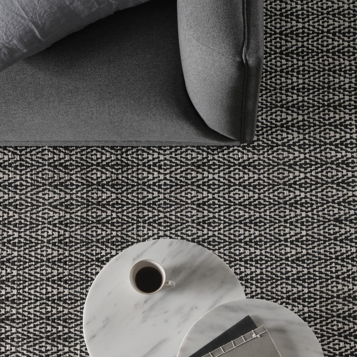 Alfombra Algodon Nepal 170x240 Negro-2