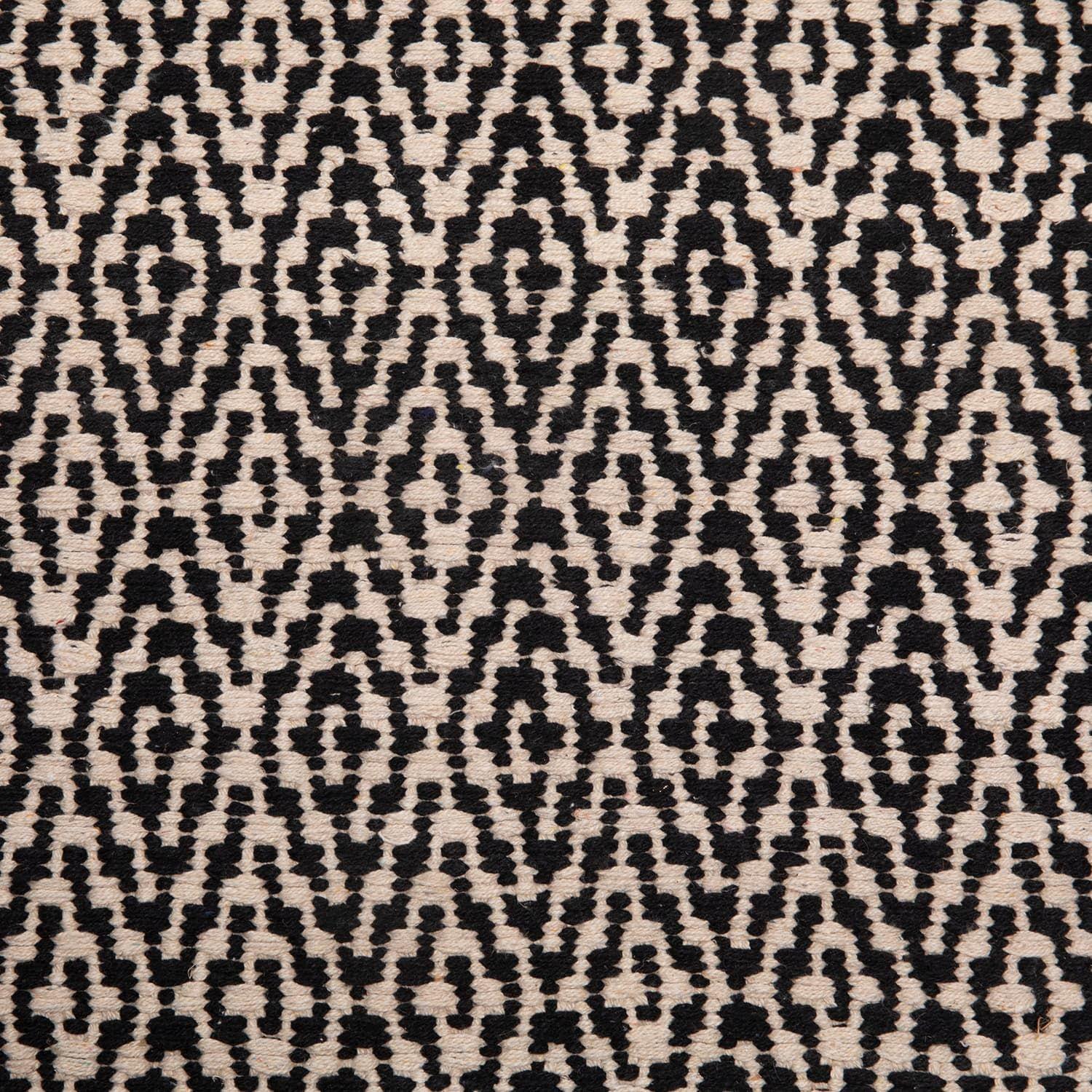 Alfombra Algodon Nepal 170x240 Negro-3
