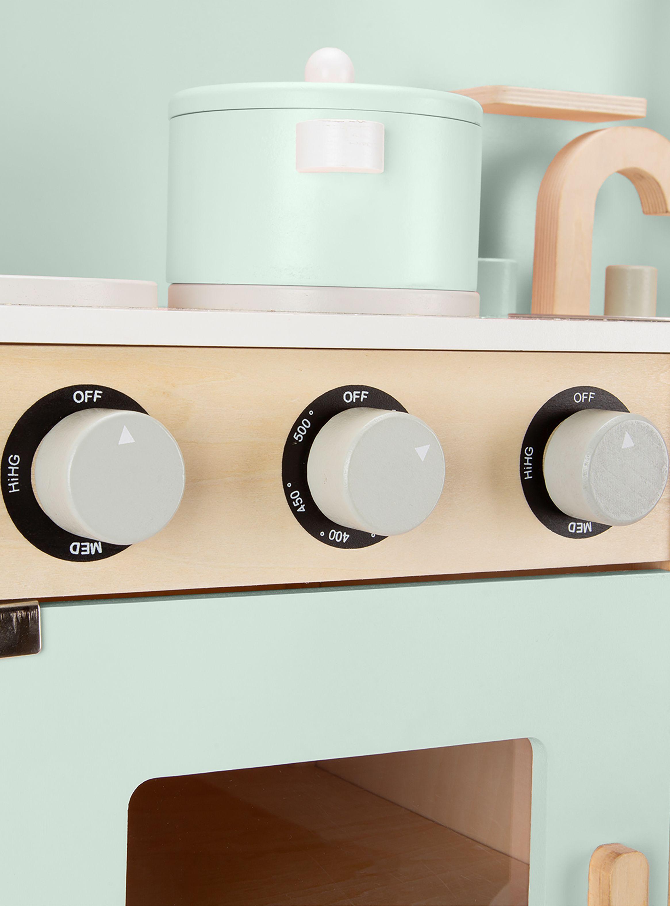 Cocina Infantil de Madera Maia Menta-4