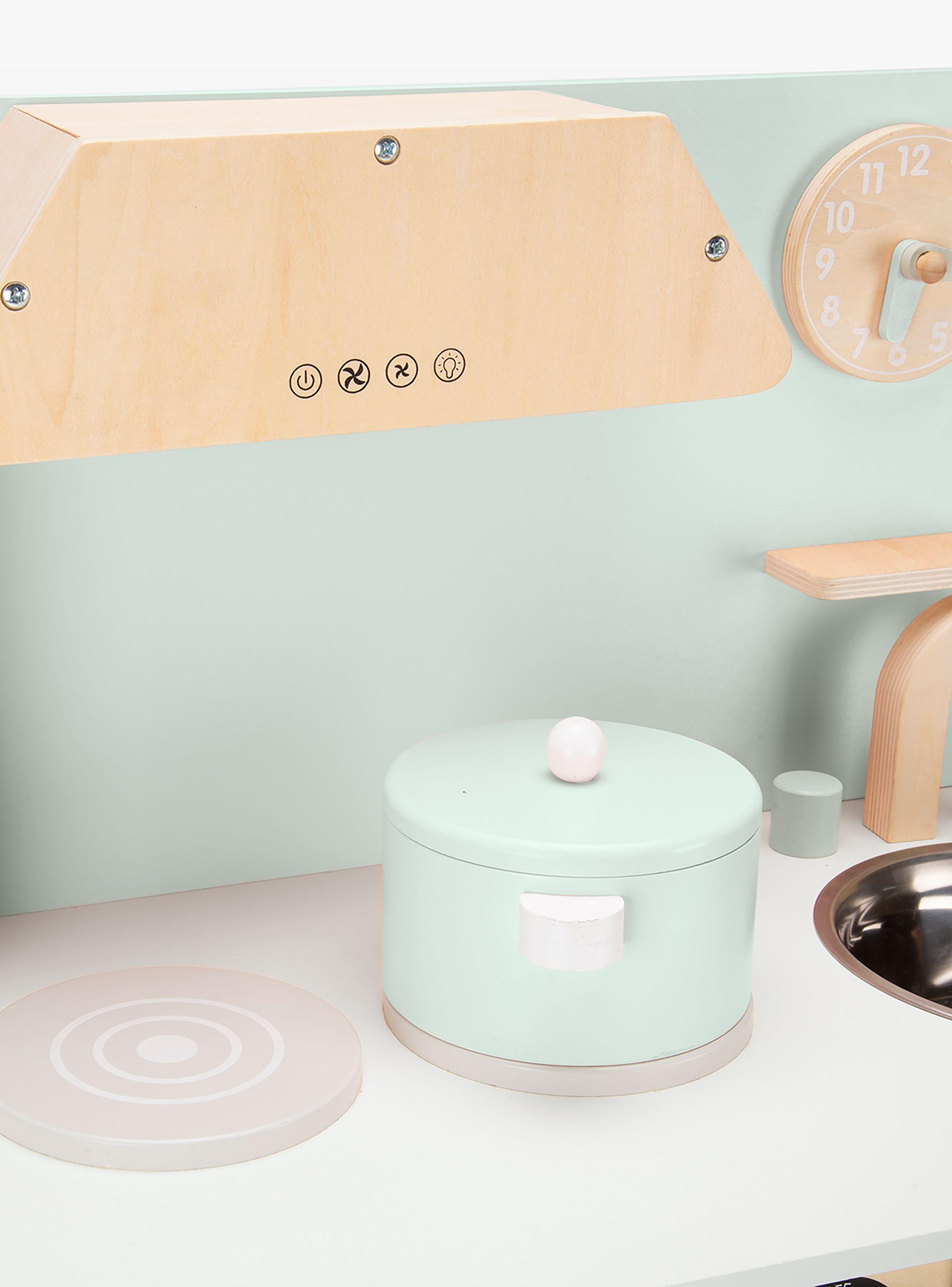 Cocina Infantil de Madera Maia Menta-5