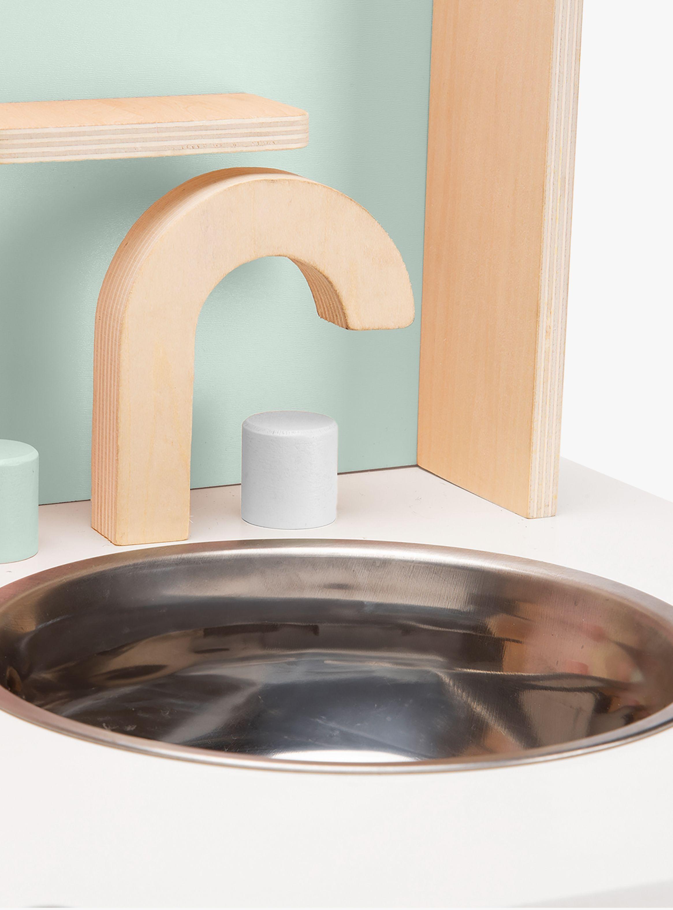 Cocina Infantil de Madera Maia Menta-6