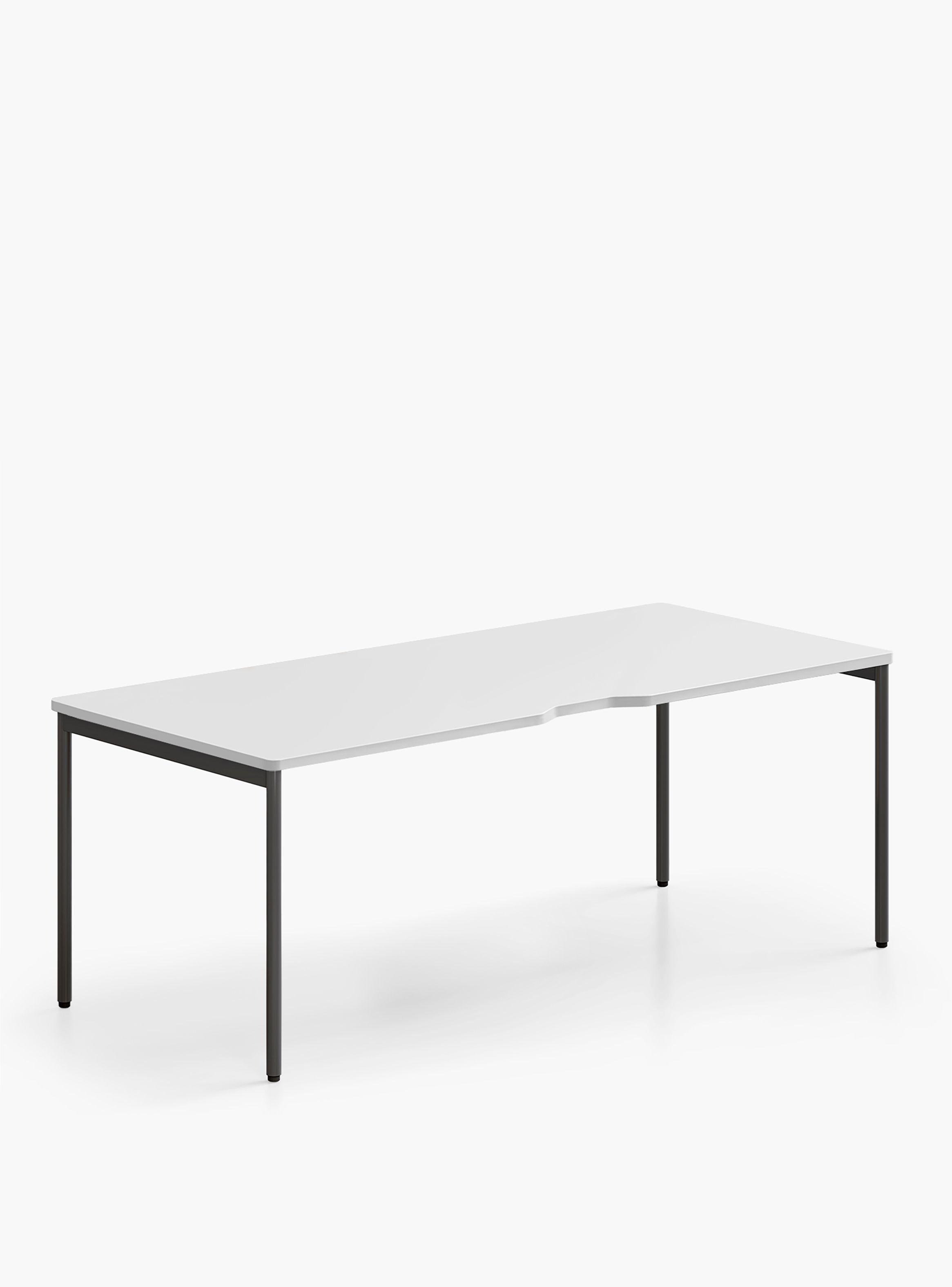 Escritorio Astro 180x80 Blanco/Gris-2