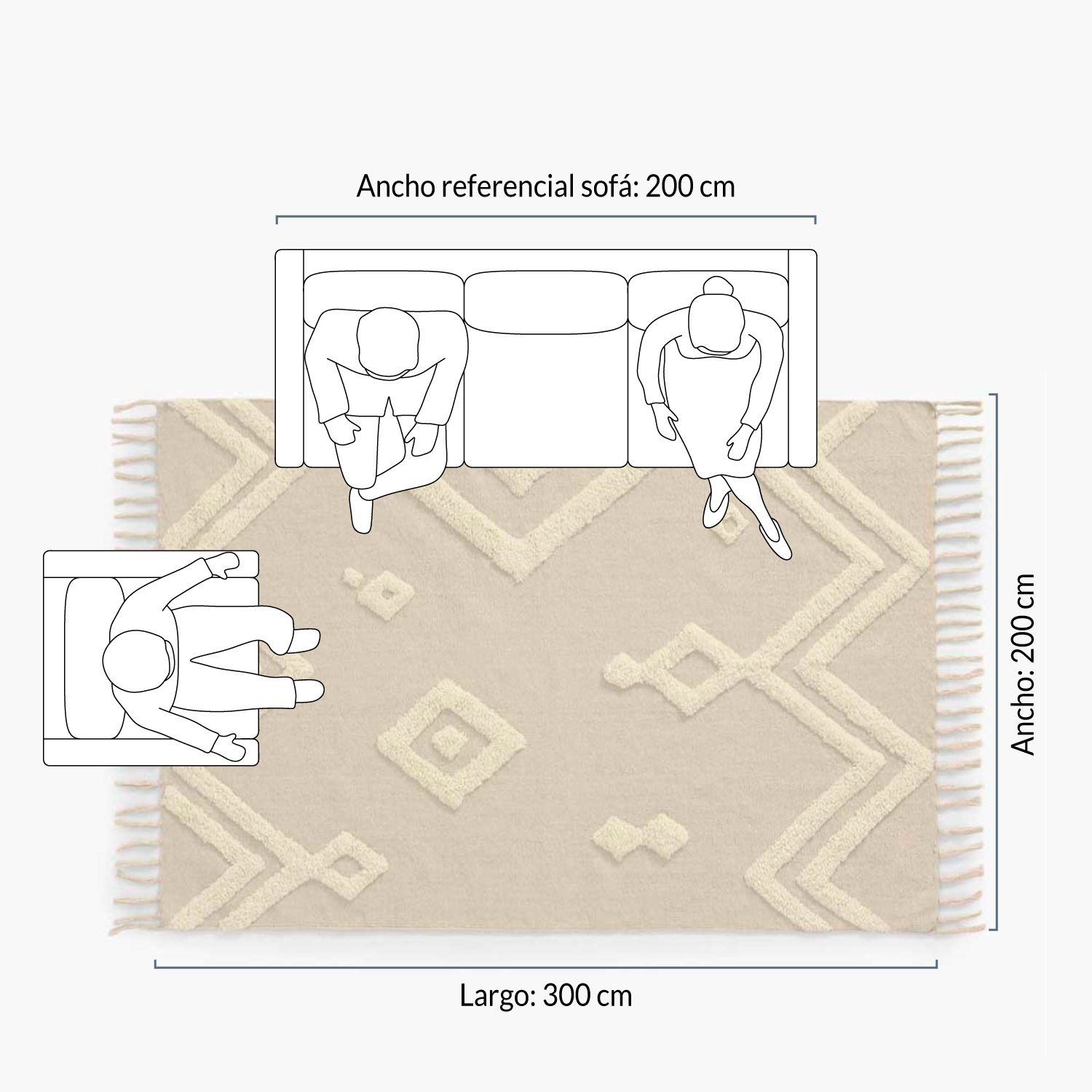 Alfombra Algodon Canvas 200x300-1
