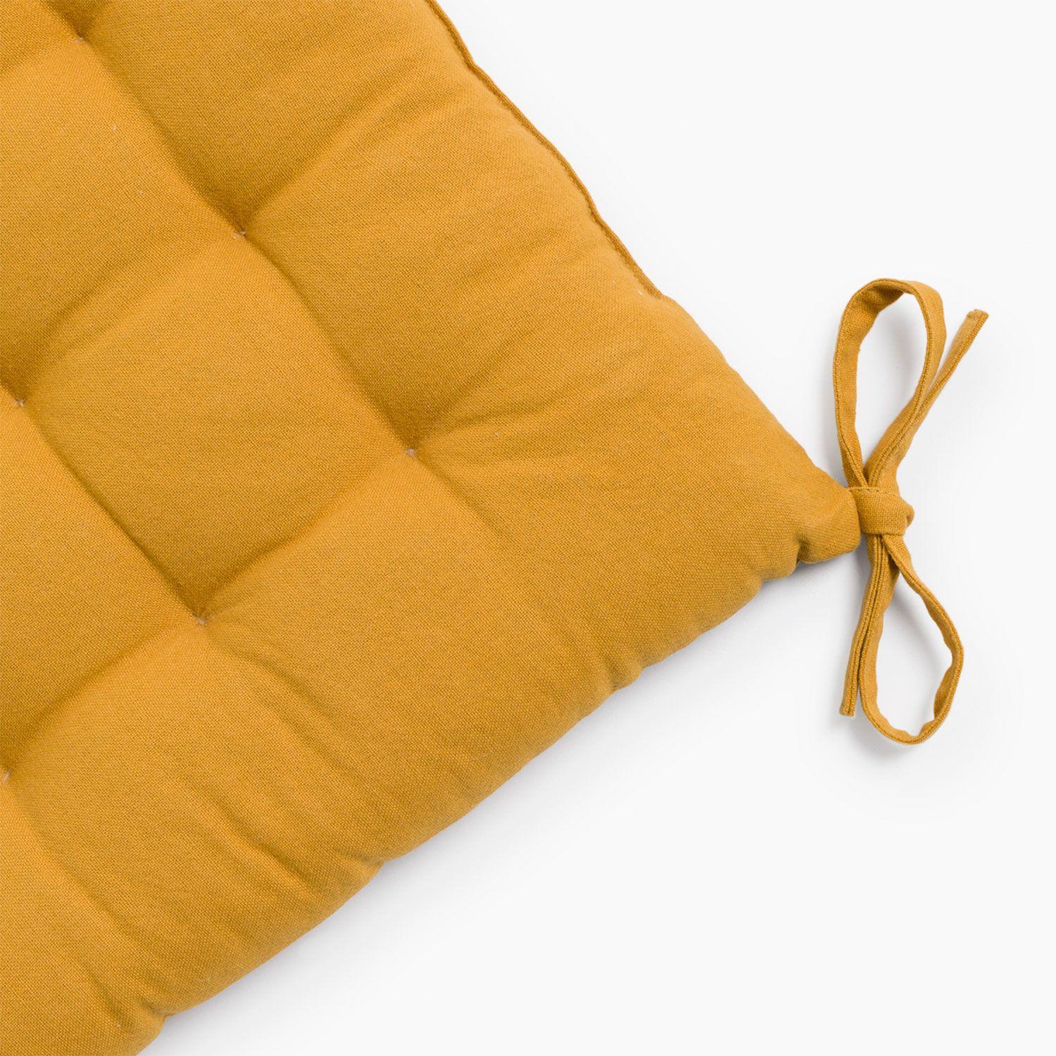Cojin de Silla Algodón Gavema 40x40 Mostaza-1